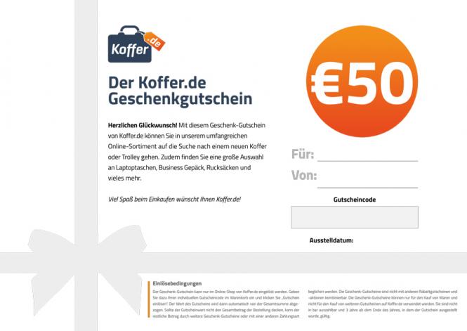 €50 Geschenkgutschein €50 Geschenkgutschein