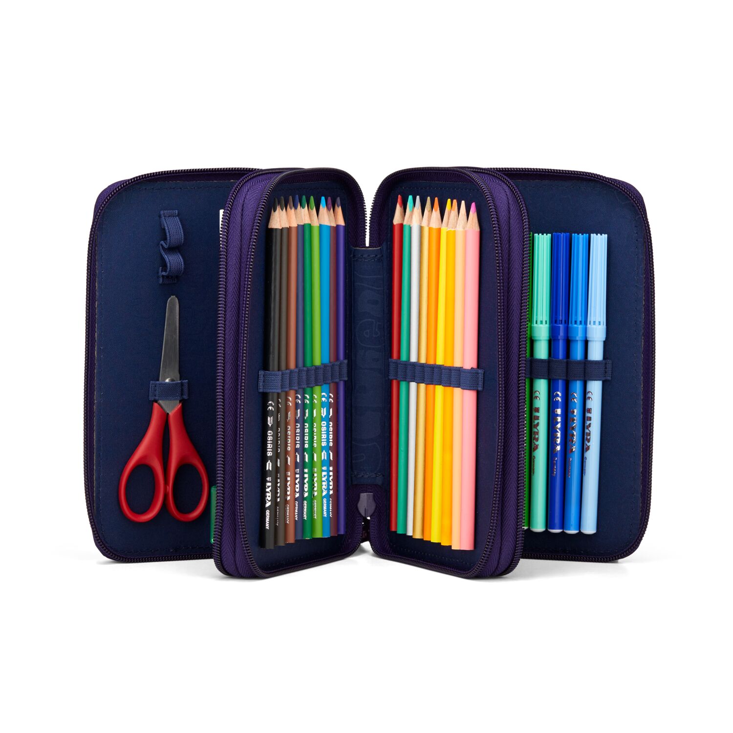 ergobag Schulzubehör Maxi-Mäppchen, befüllt mit 3 Fächern 2025 SternguckBär