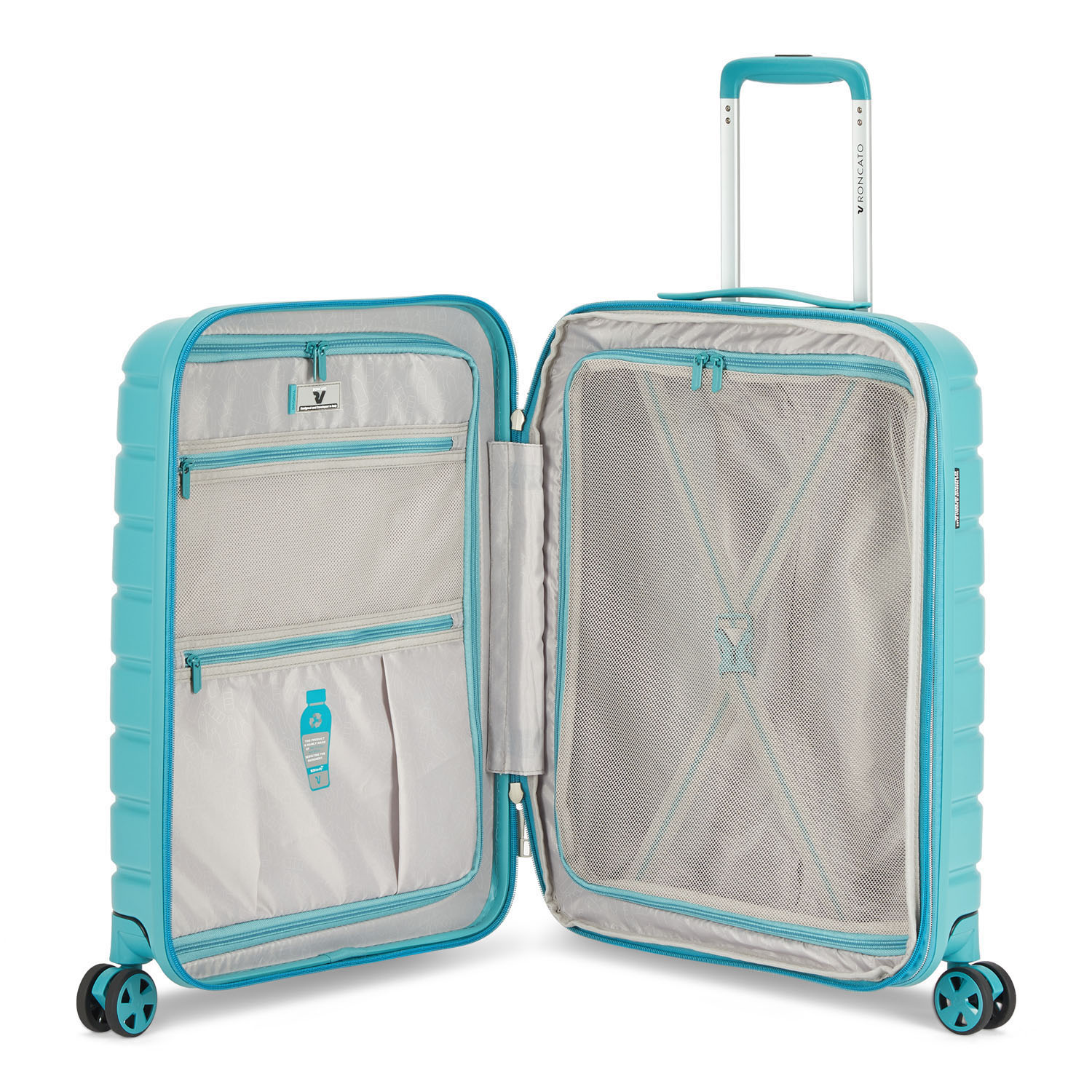 Roncato ReLIFE Carry-on Trolley erweiterbar 60cm Salvia