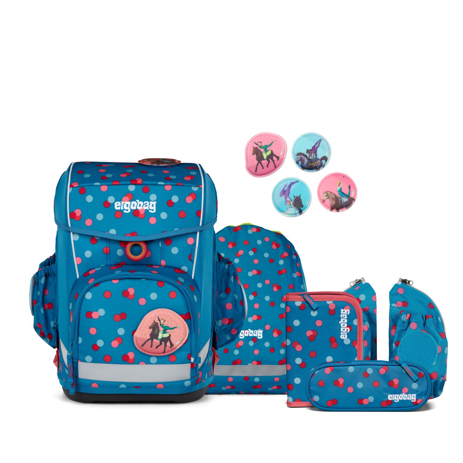 ergobag cubo light 6-teiliges Schulrucksack-Set 2025 VoltiBär ergobag cubo light 6-teiliges Schulrucksack-Set 2025 VoltiBär