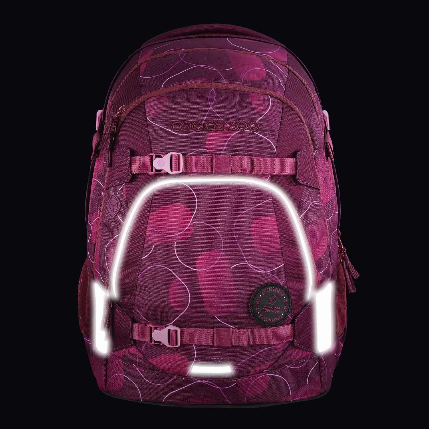 Coocazoo MATE Schulrucksack -Kollektion 2023 Berry Bubbles Coocazoo MATE Schulrucksack -Kollektion 2023 Berry Bubbles