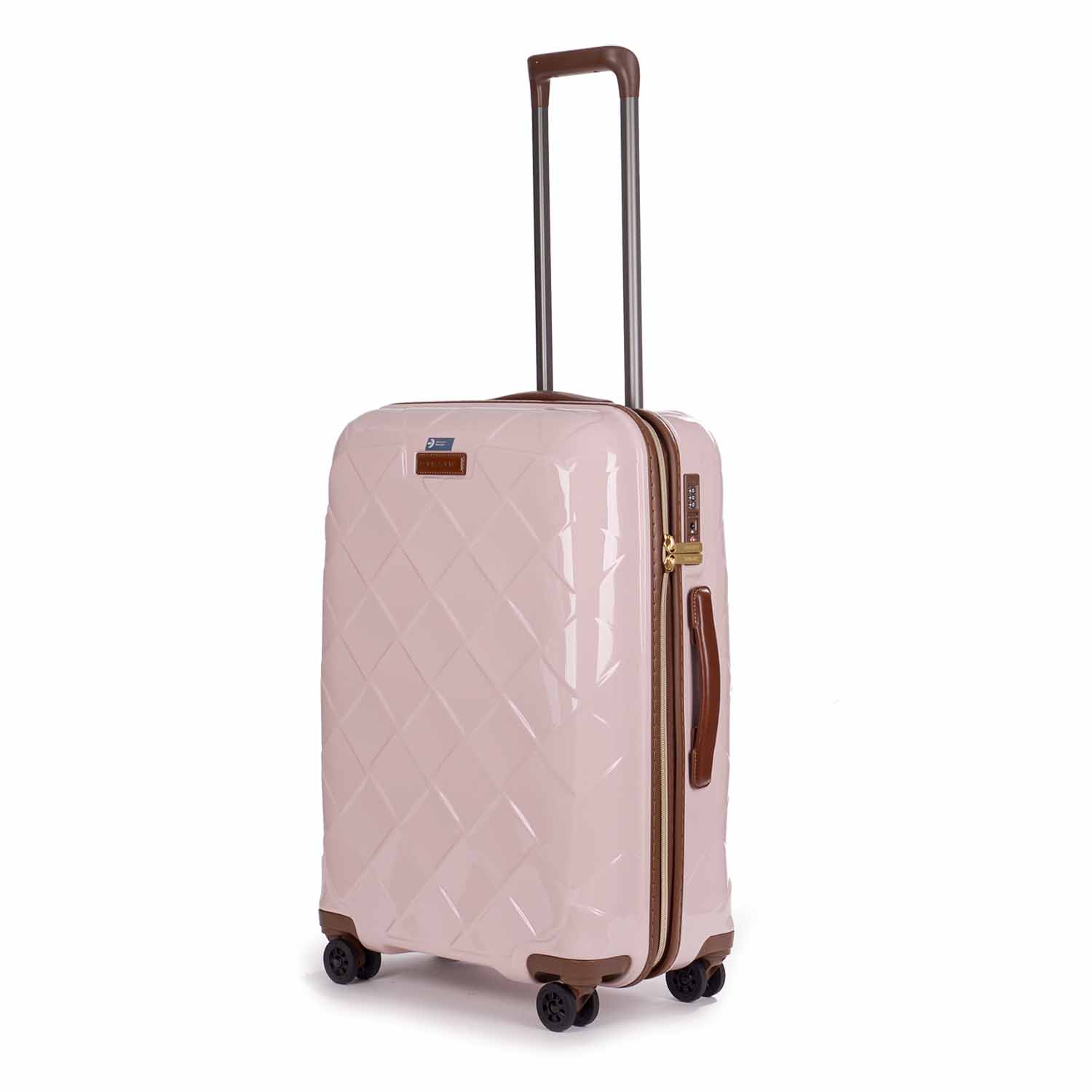Stratic Leather & More Trolley M, 4 Rollen Rose Stratic Leather & More Trolley M, 4 Rollen Rose
