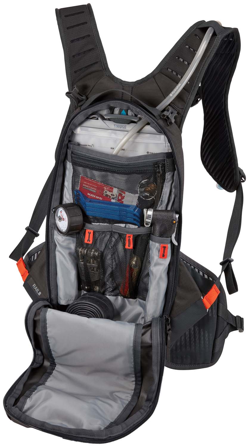 THULE Rail 8L Trinkblasenrucksack Obsidian