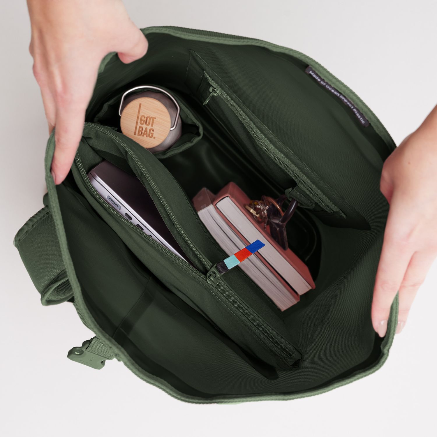 GOT BAG Rolltop Lite 2.0 algae GOT BAG Rolltop Lite 2.0 algae