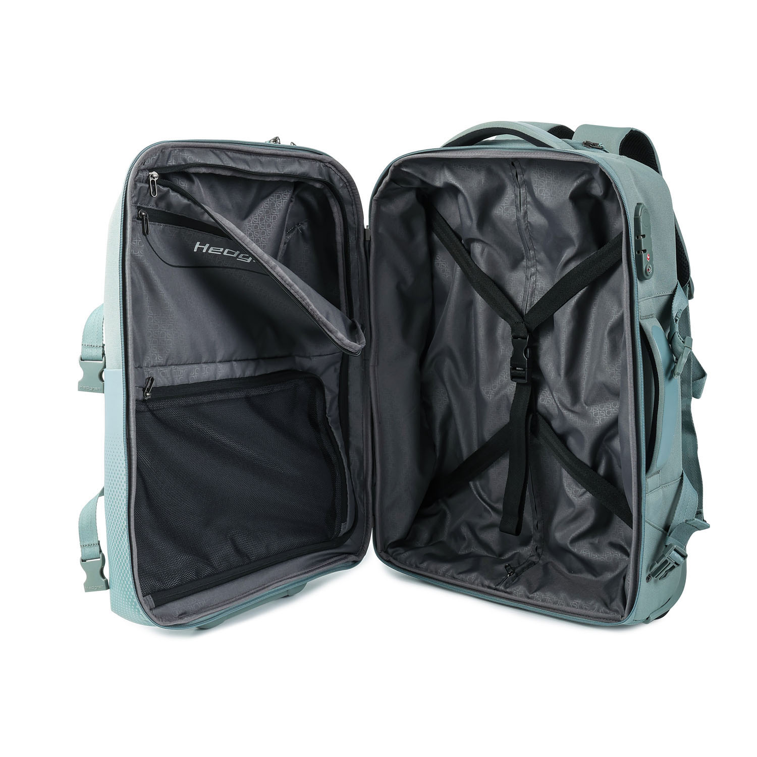 Hedgren Comby MULTY Rucksack mit 2-Rollen Grey-Green Hedgren Comby MULTY Rucksack mit 2-Rollen Grey-Green