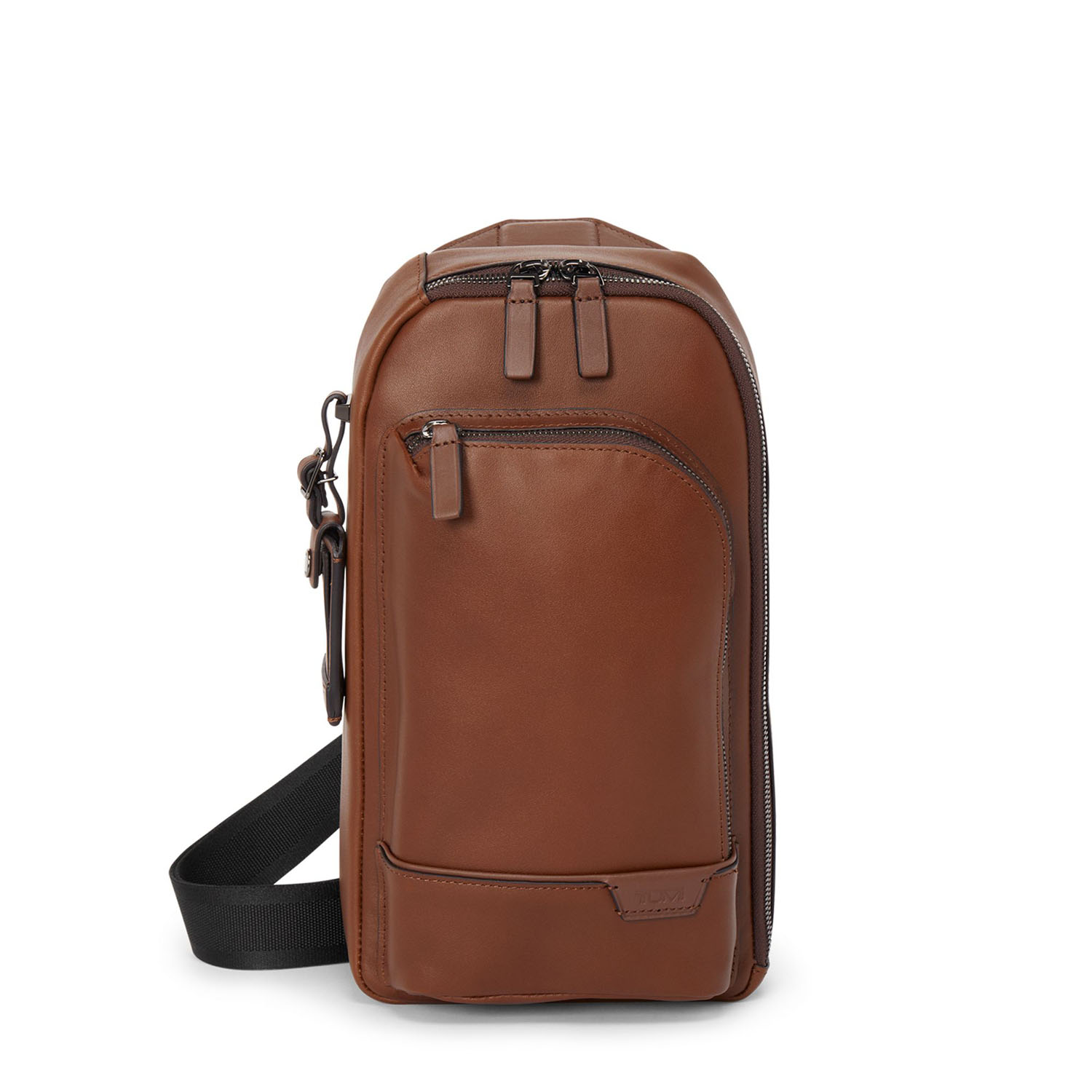 Tumi Harrison Gregory Slingbag aus Leder + GRATIS HOTELGUTSCHEIN Cognac Tumi Harrison Gregory Slingbag aus Leder + GRATIS HOTELGUTSCHEIN Cognac