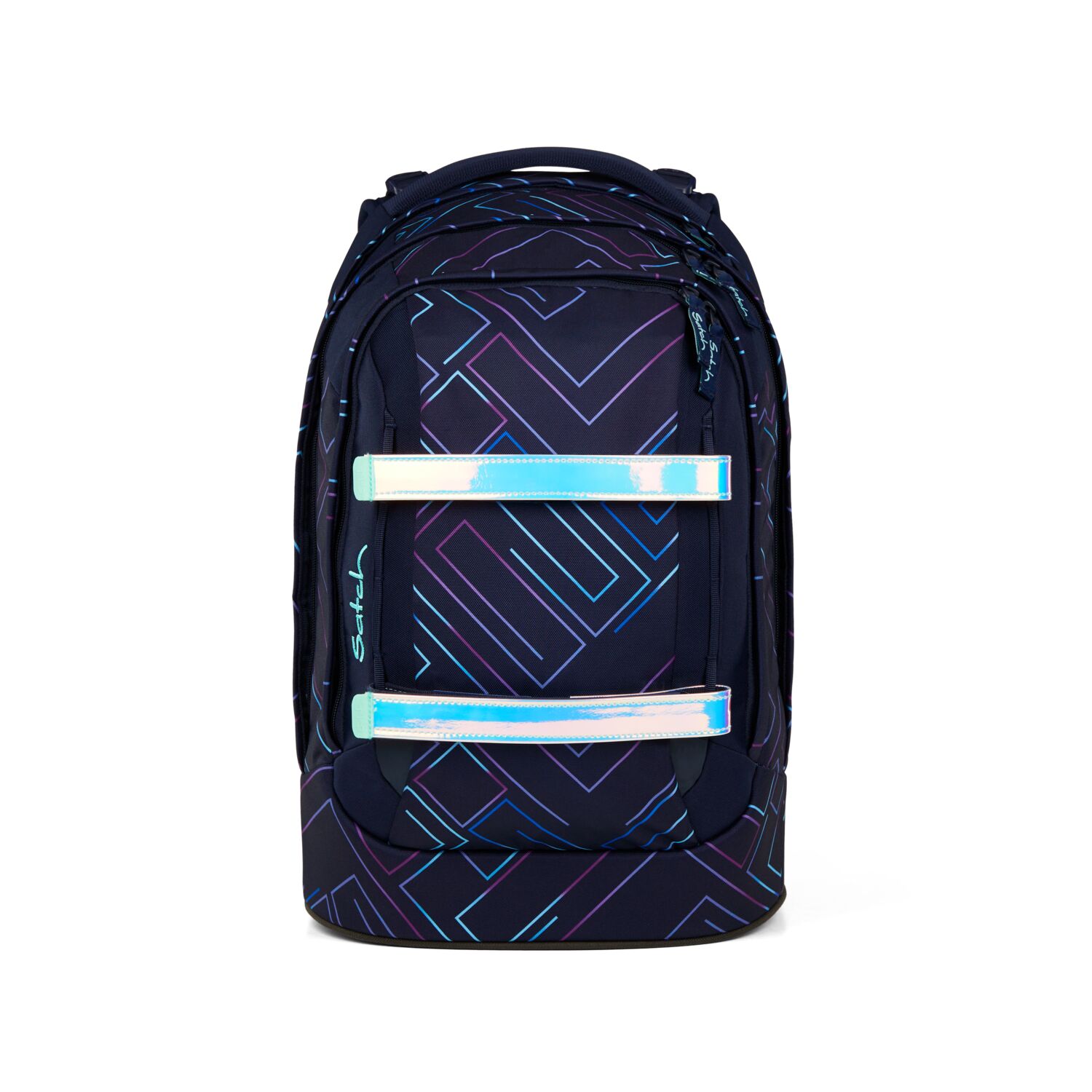 satch pack Schulrucksack -Kollektionen 2025 Purple Laser *reflective style