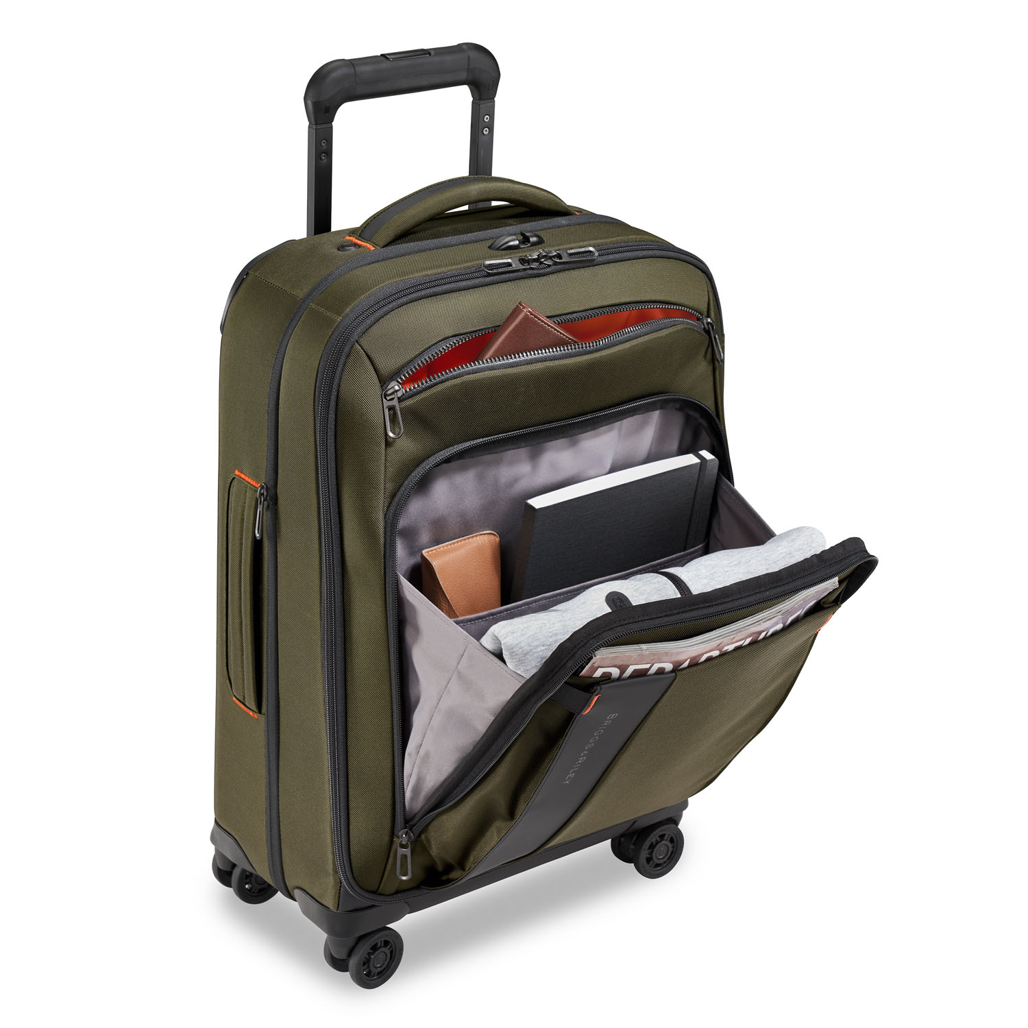 Briggs & Riley ZDX Domestic 56cm Carry-on Expandable Spinner Hunter Briggs & Riley ZDX Domestic 56cm Carry-on Expandable Spinner Hunter