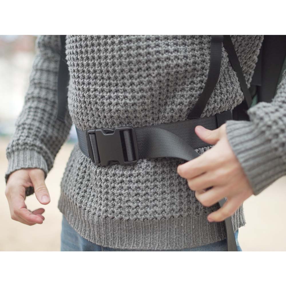 Airpaq BIQ Rolltop-Rucksack XL mit Laptopfach Grün