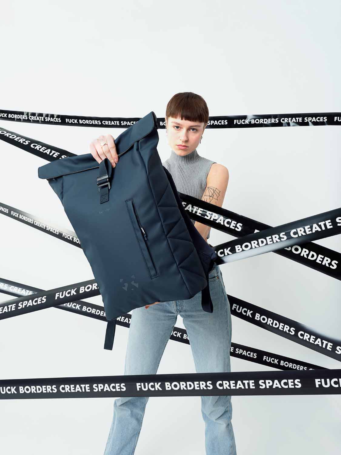 kattbjørn Rolltop mit 15" Laptopfach Midnight Blue kattbjørn Rolltop mit 15" Laptopfach Midnight Blue