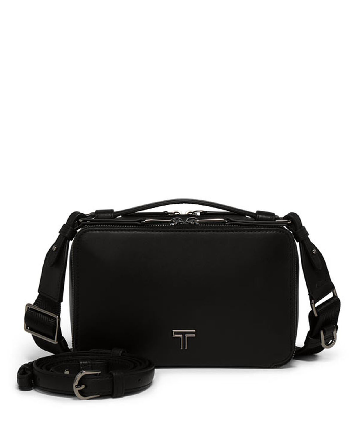 Tumi Voyageur Myla Umhängetasche/ Crossbody Black/Gunmetal Tumi Voyageur Myla Umhängetasche/ Crossbody Black/Gunmetal