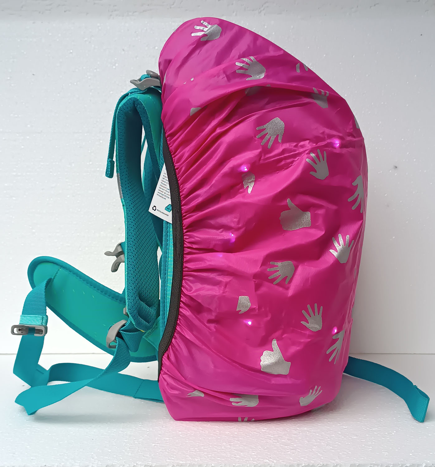 xanadoo Schulzubehör LED Schulranzen Cover neon Pink