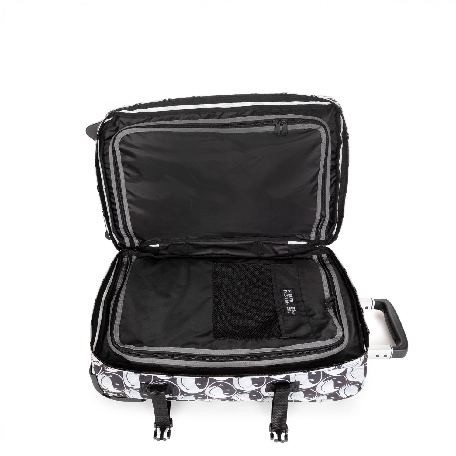 Eastpak Transit'R Reisetrolley S mit 2 Rollen 24 Smiley YY Black