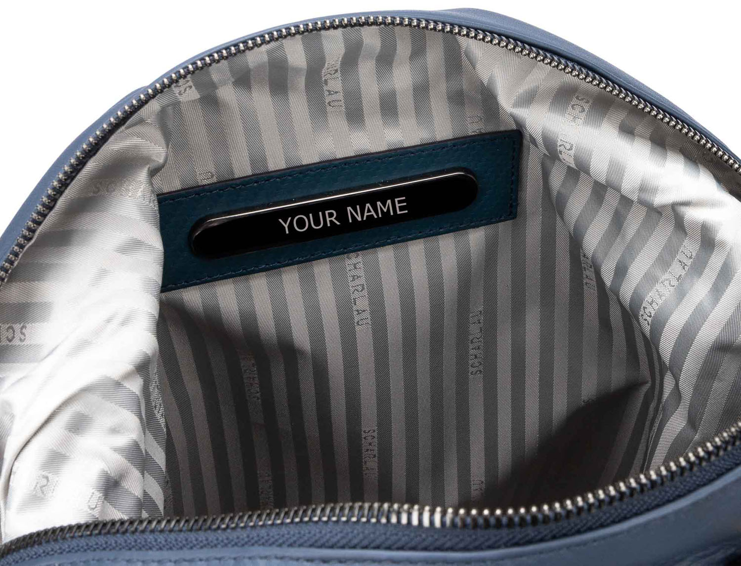 SCHARLAU Slackline RONJA Leder Rucksack für 13" Laptopfach Navy Blue