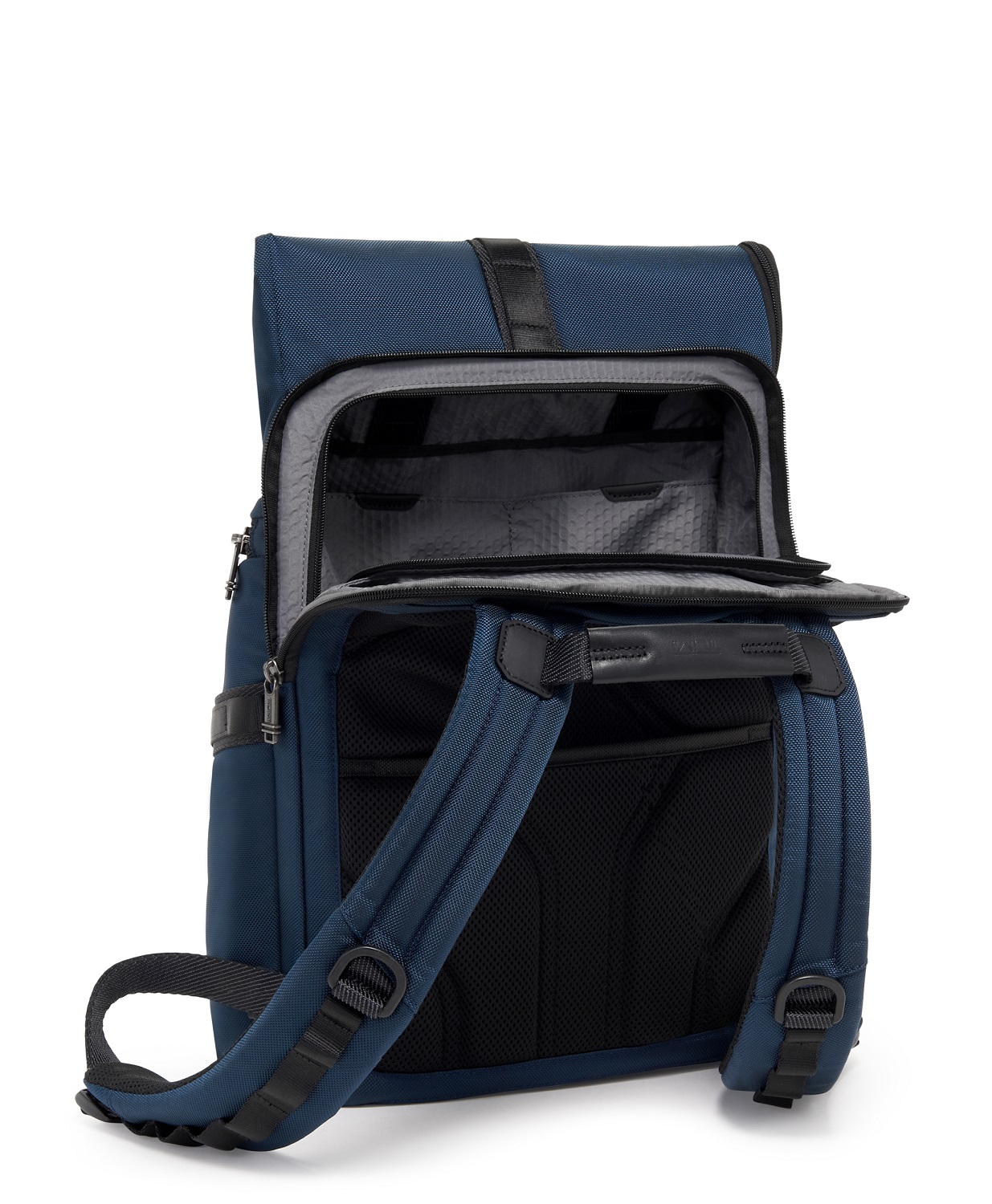 Tumi Alpha Bravo Logistics Rucksack mit Klappdeckel Navy