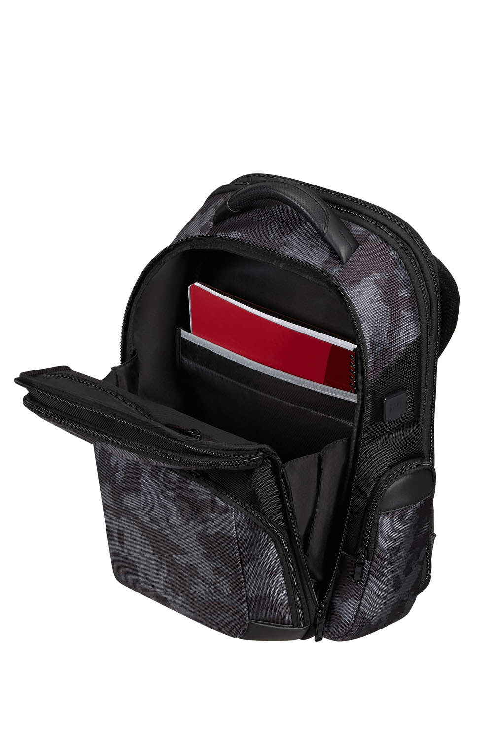 Samsonite Pro-DLX 6 Rucksack expandable 15.6" + GRATIS HOTELGUTSCHEIN Camouflage