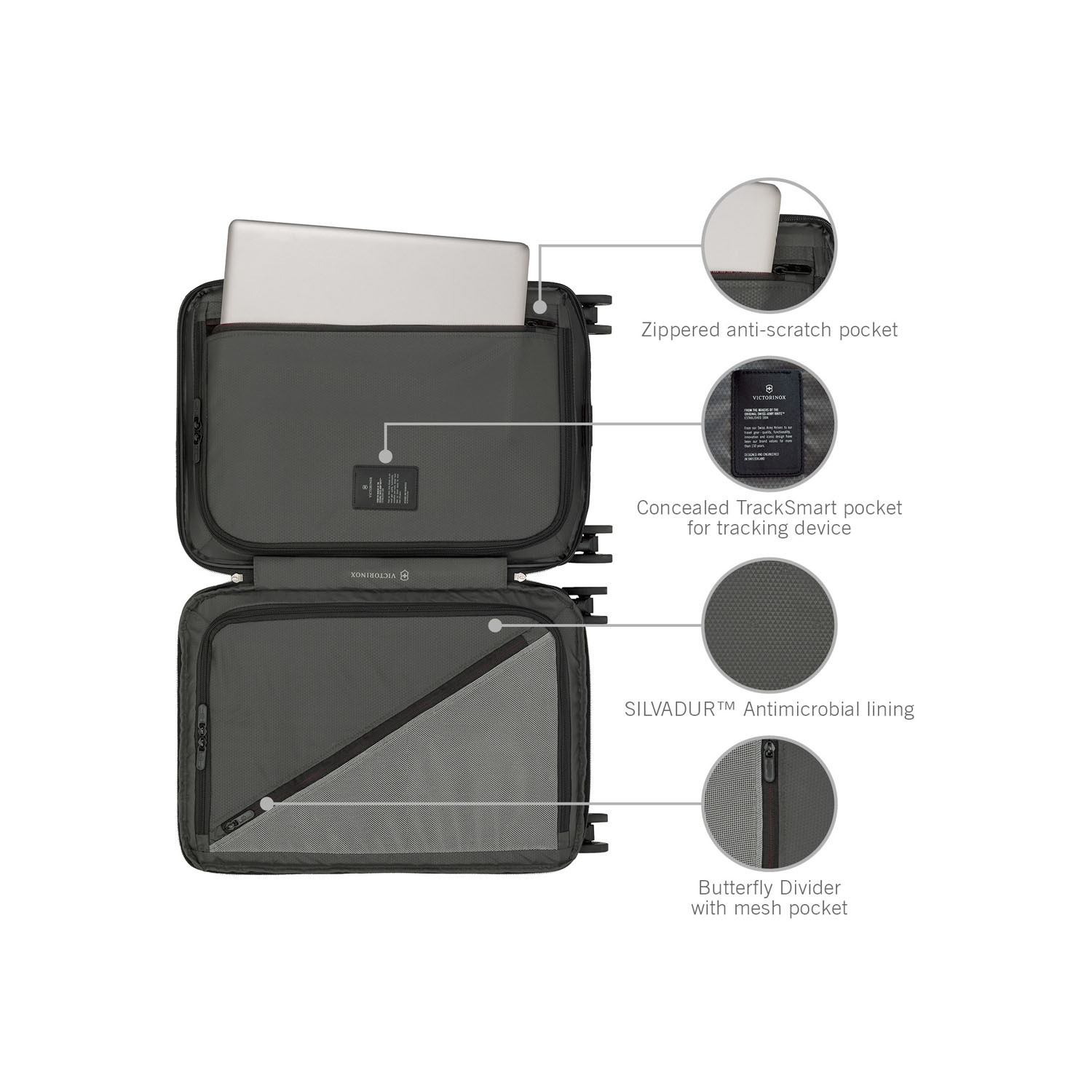 Victorinox Airox Advanced Frequent Flyer Carry-On, erweiterbar Stone White Victorinox Airox Advanced Frequent Flyer Carry-On, erweiterbar Stone White