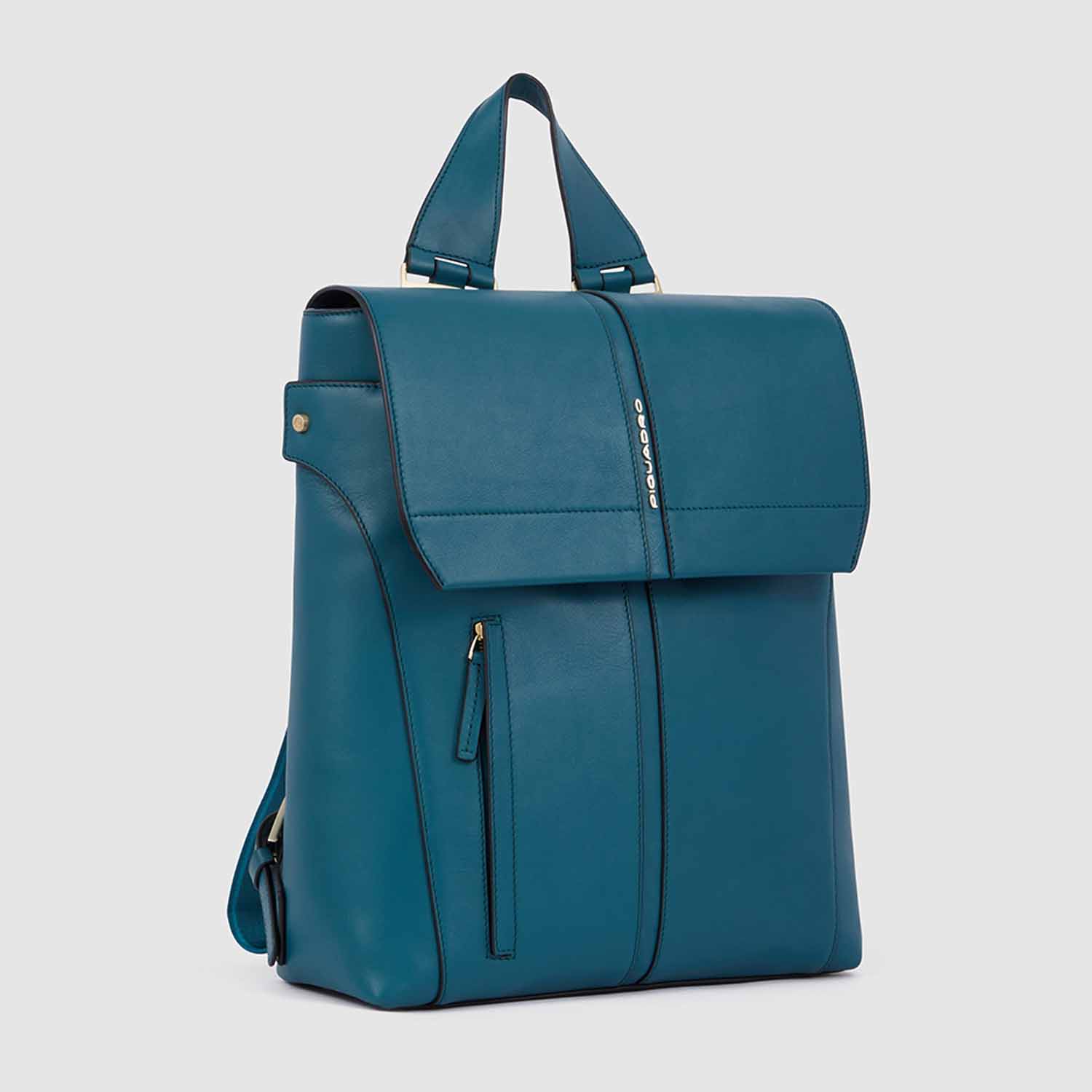 Piquadro Ray Laptop-Rucksack Damen 14" Ray verde petrolio Piquadro Ray Laptop-Rucksack Damen 14" Ray verde petrolio