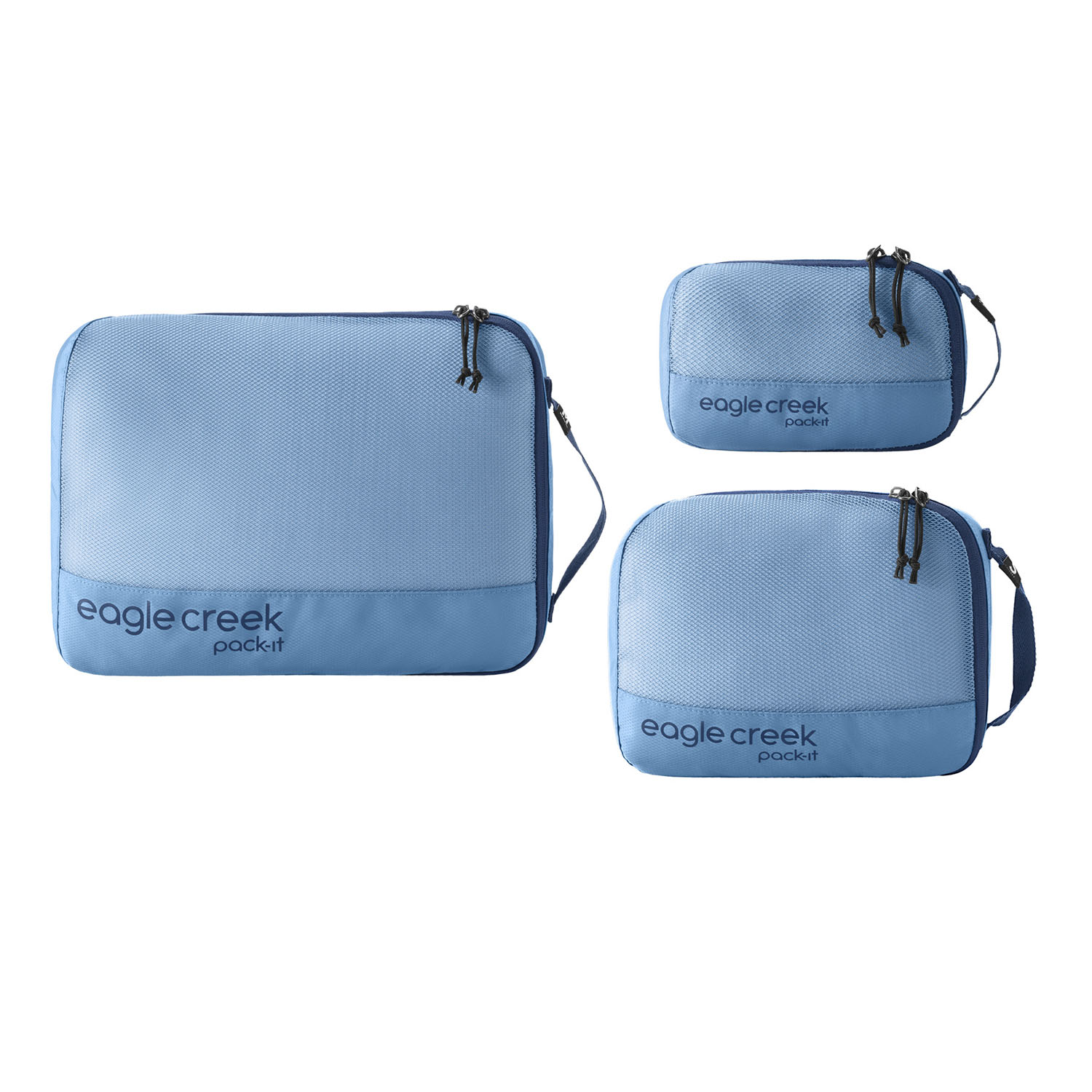 Eagle Creek Pack-It® Reveal Cube Set XS/S/M Blue Dawn Eagle Creek Pack-It® Reveal Cube Set XS/S/M Blue Dawn