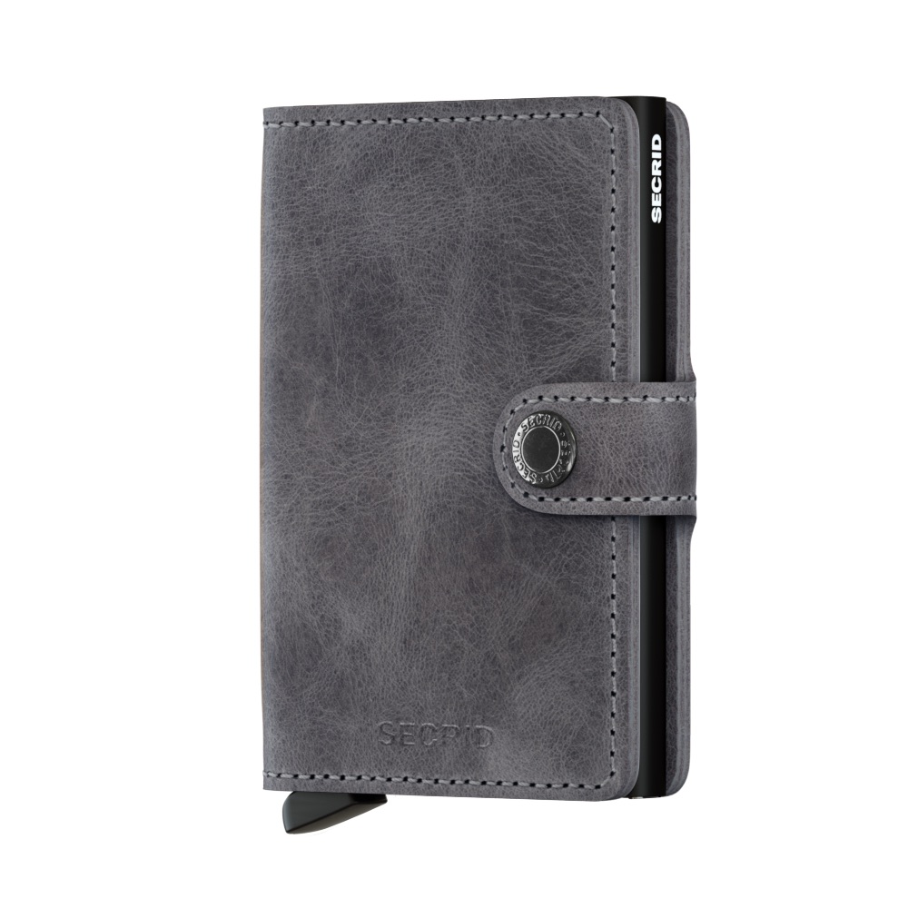Secrid Miniwallet Vintage MV-Grey-Black