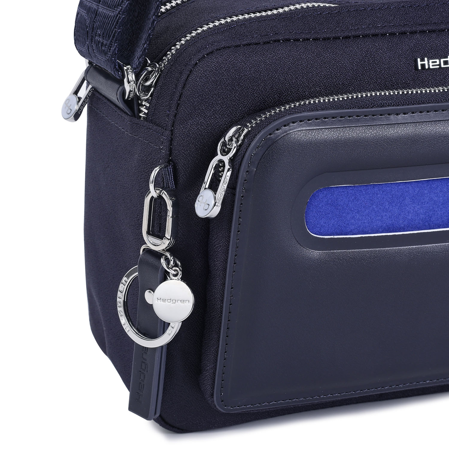 Hedgren Fika ESPRESSO Mittlerer Crossover + RFID Peacoat Blue