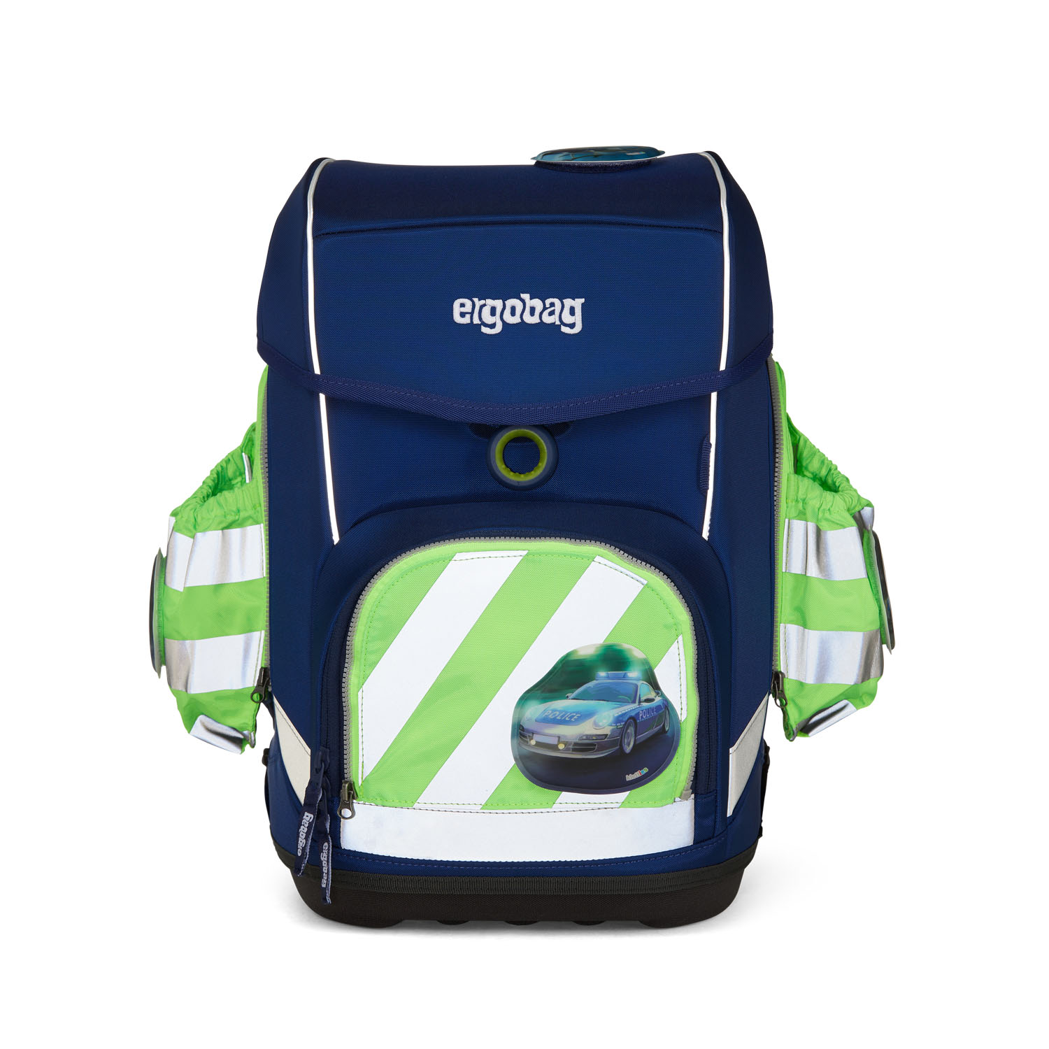 ergobag Schulzubehör Fluo Seitentaschen Zip Set mit Reflektorstreifen, 3-tlg. ab 2019 Grün ergobag Schulzubehör Fluo Seitentaschen Zip Set mit Reflektorstreifen, 3-tlg. ab 2019 Grün