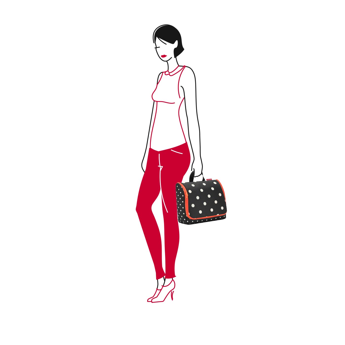 Reisenthel cosmetics toiletbag XL mixed dots Reisenthel cosmetics toiletbag XL mixed dots