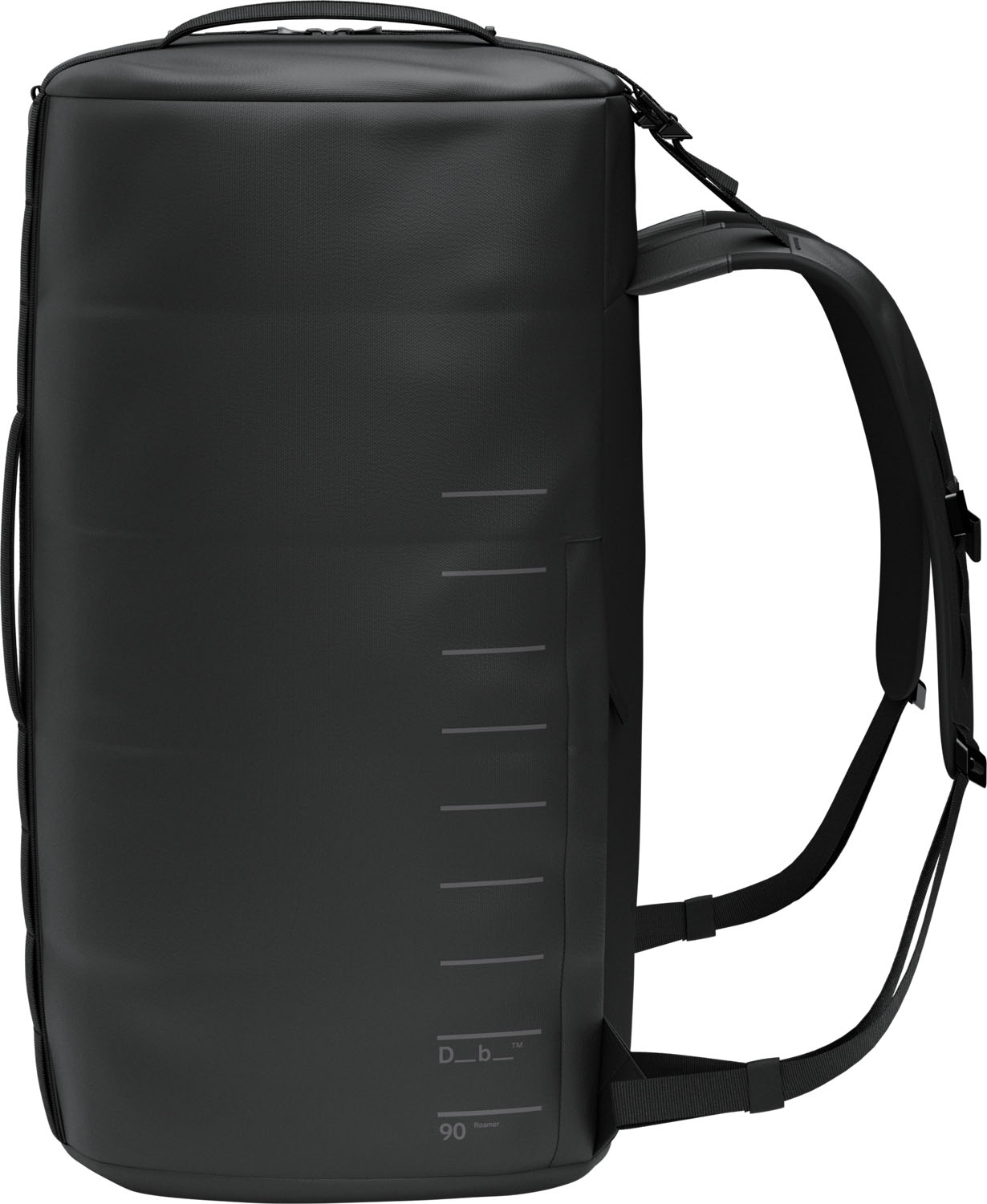 D_b_ Roamer Pro Split Duffel / Backpack 90L Black Out D_b_ Roamer Pro Split Duffel / Backpack 90L Black Out