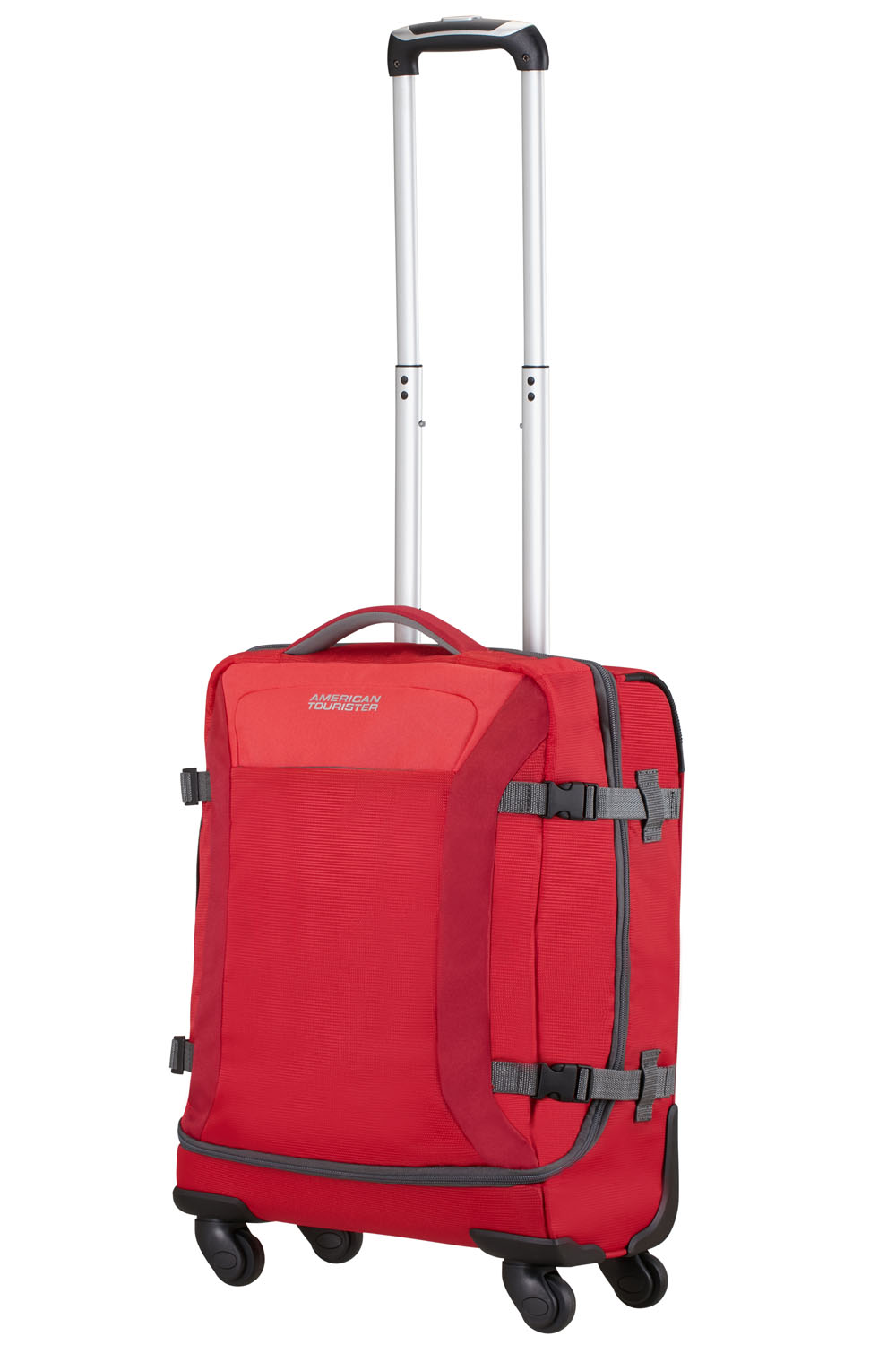 American Tourister Road Quest Trolley mit 4 Rollen 55cm Solid Red American Tourister Road Quest Trolley mit 4 Rollen 55cm Solid Red