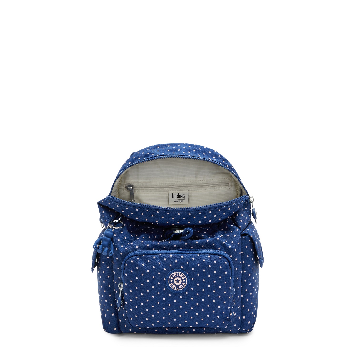 Kipling CITY PACK MINI kleiner Rucksack Soft Dot Blue