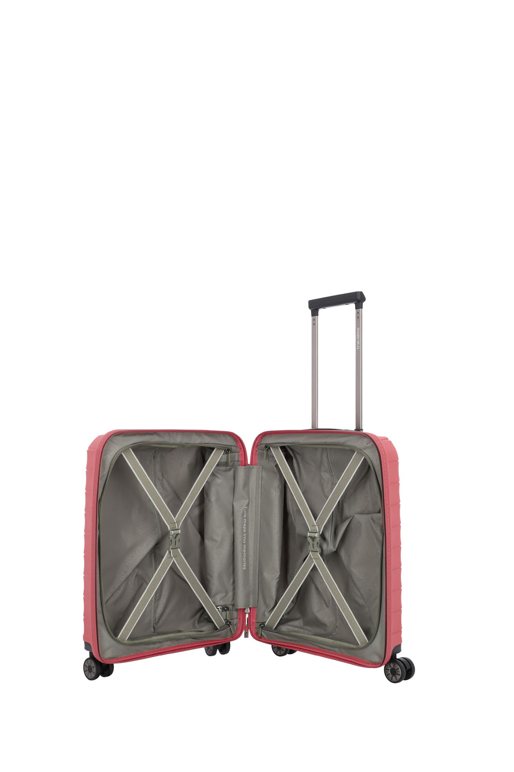 Travelite Mooby Trolley S, 4-Rollen Rot