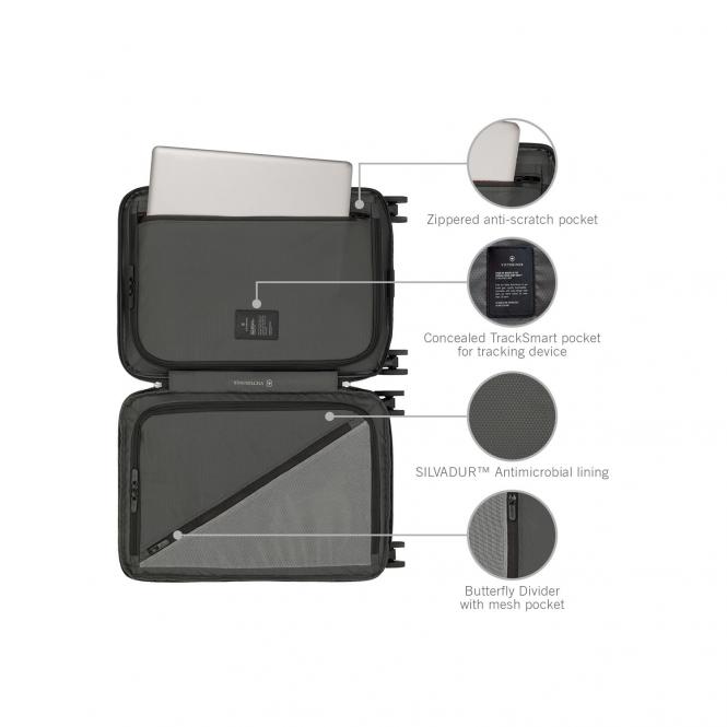 Victorinox Airox Advanced Frequent Flyer Carry-On, erweiterbar Schwarz
