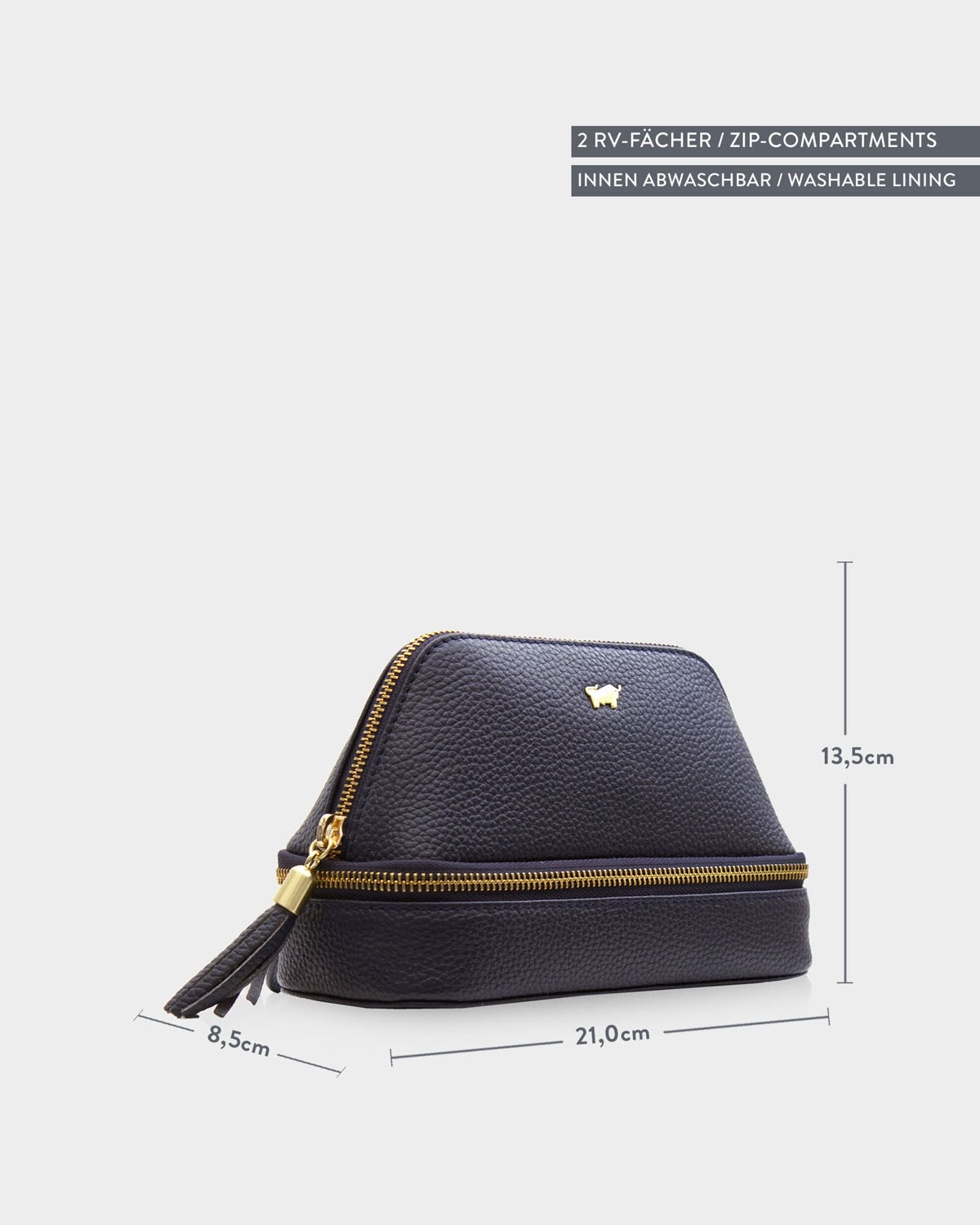 Braun Büffel Hanna RV-Necessaire Kulturtasche navy (blau) Braun Büffel Hanna RV-Necessaire Kulturtasche navy (blau)