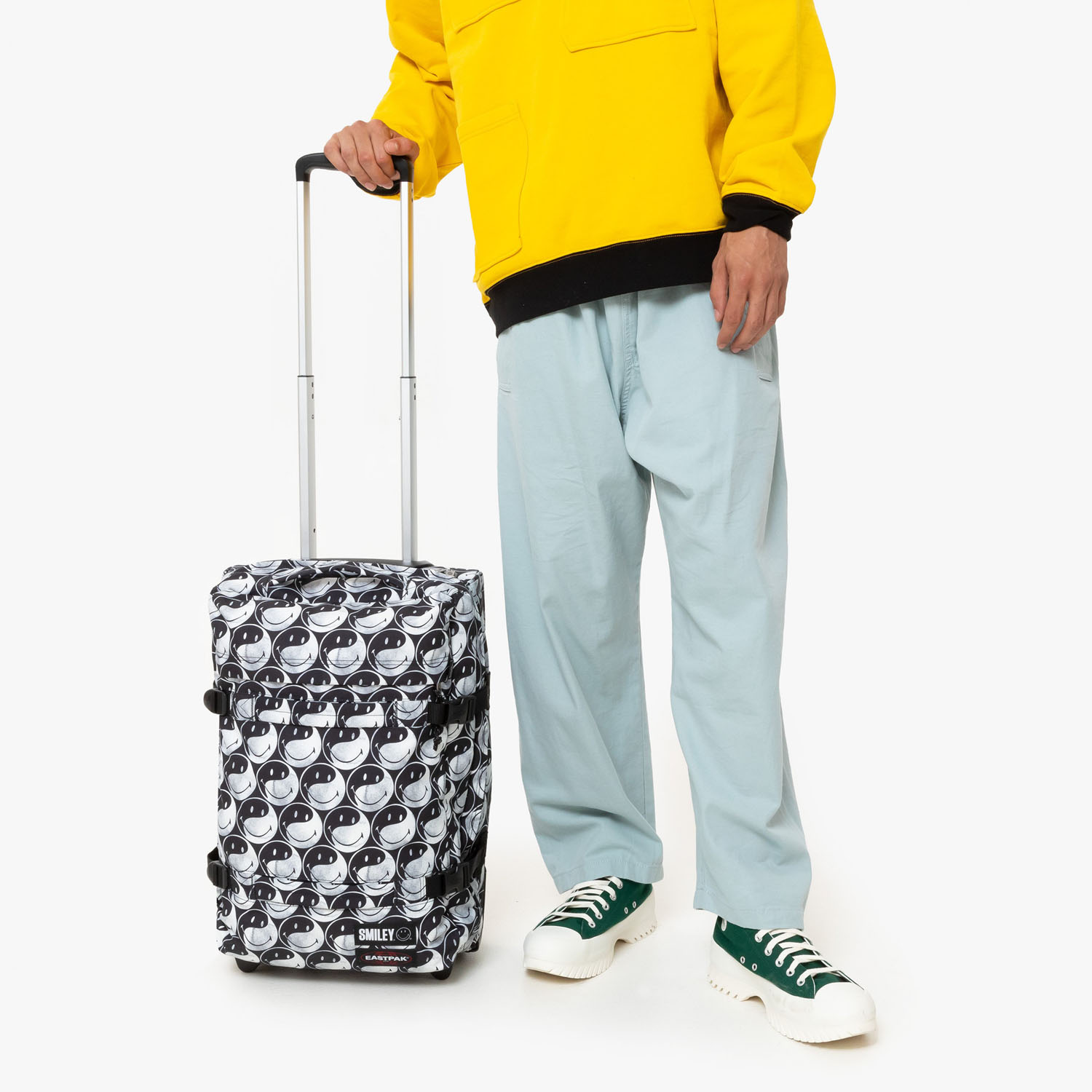 Eastpak Transit'R Reisetrolley S mit 2 Rollen 24 Smiley YY Black Eastpak Transit'R Reisetrolley S mit 2 Rollen 24 Smiley YY Black