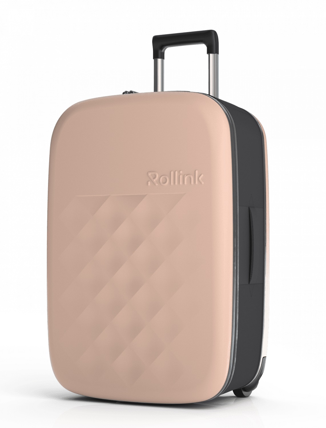 Rollink Flex Vega II 26" Medium Check-In Suitcase Rose Smoke
