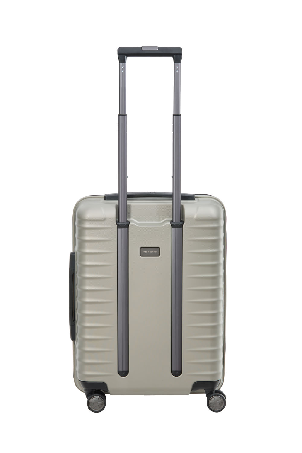 TITAN Litron 4-Rollen Trolley S mit Vortasche + Gratis Hotelgutschein Champagner