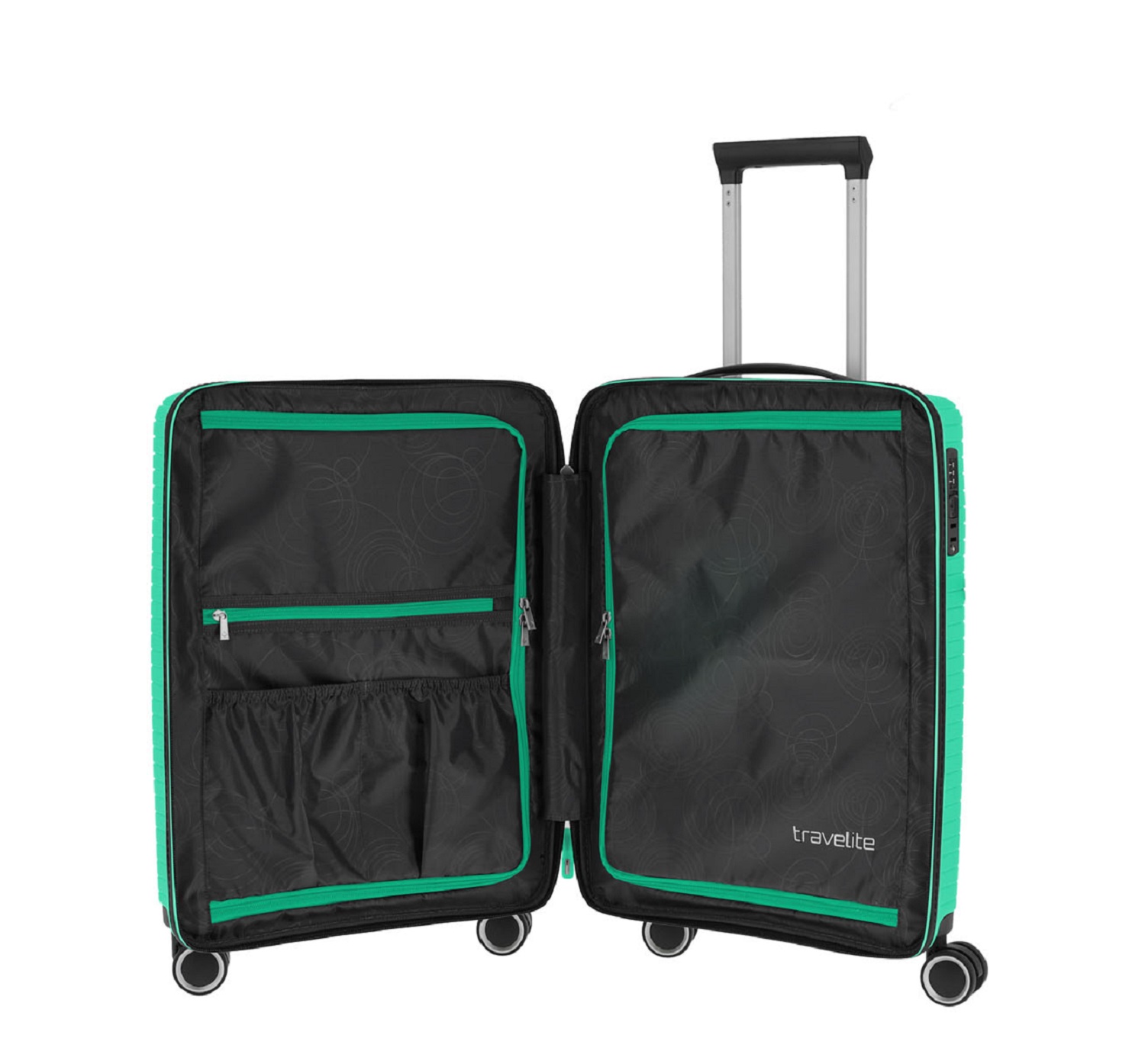 Travelite Orbita Trolley S 4-Rollen Grün