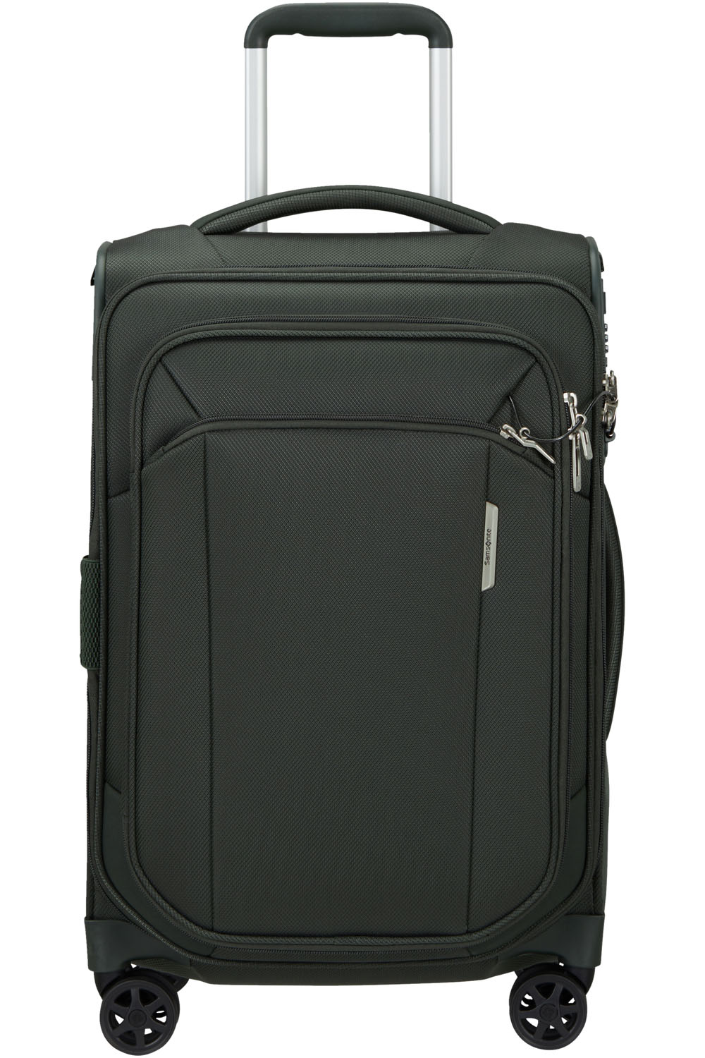 Samsonite Respark Trolley mit 4 Rollen erweiterbar 55cm + GRATIS HOTELGUTSCHEIN Forest Green