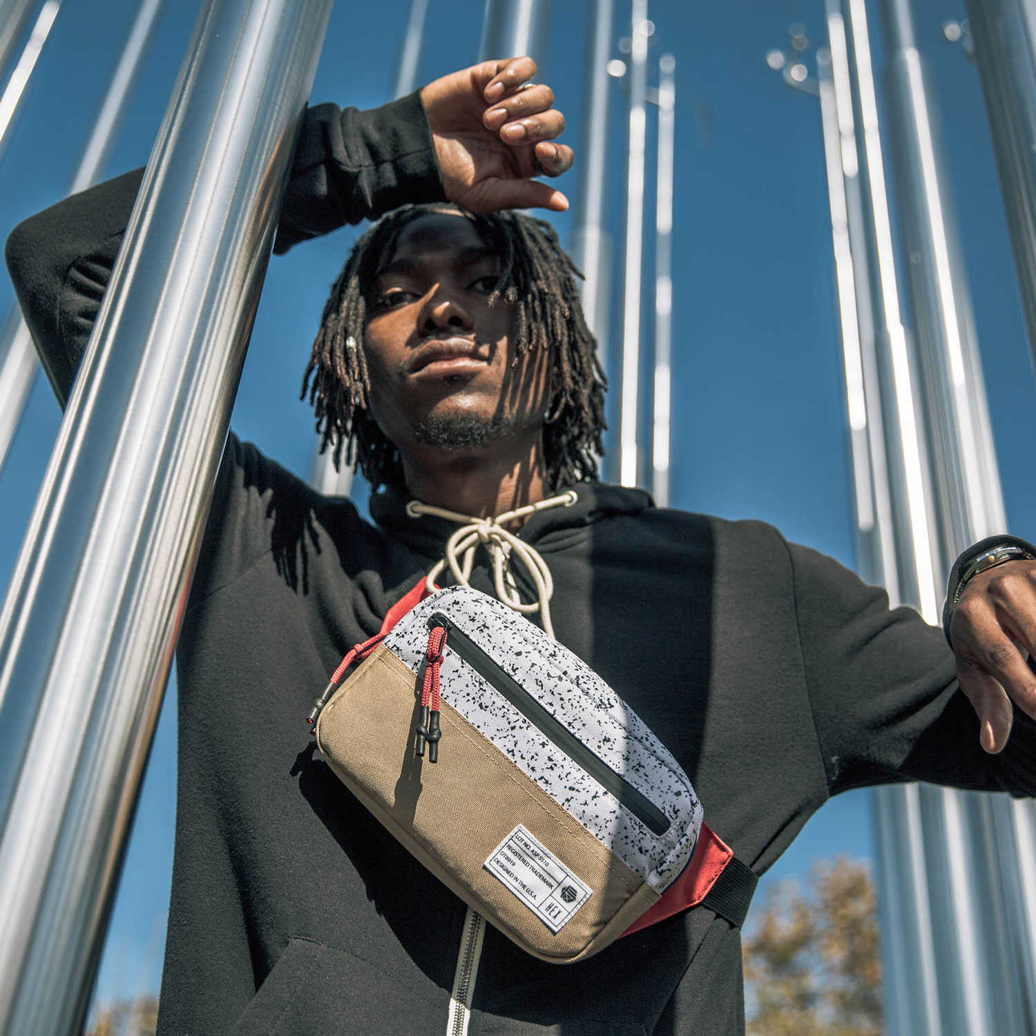 HEX Bauchtasche Khaki / Multi HEX Bauchtasche Khaki / Multi