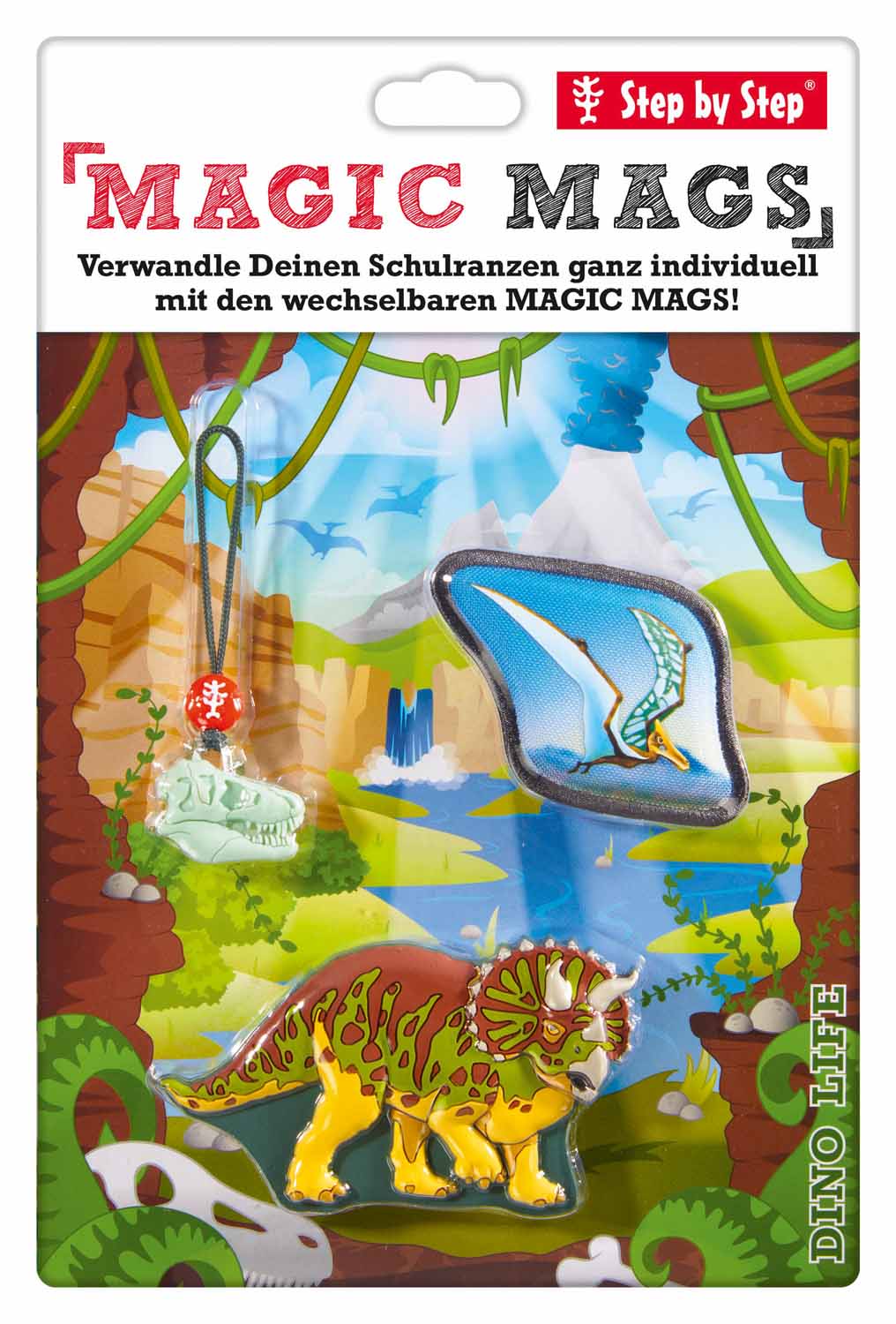 Step by Step MAGIC MAGS Set aus 3-Teilen Dino Tres