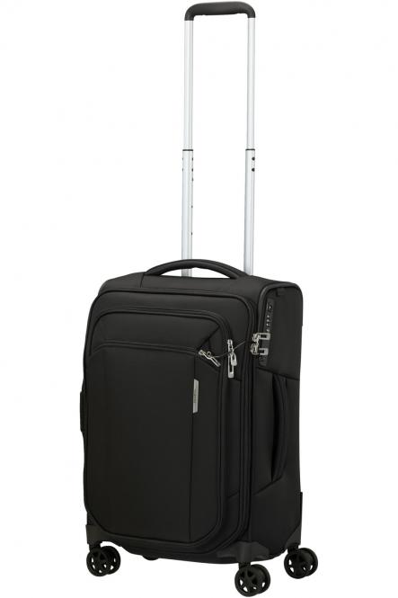 Samsonite Respark Trolley mit 4 Rollen erweiterbar 55cm + GRATIS HOTELGUTSCHEIN Ozone Black