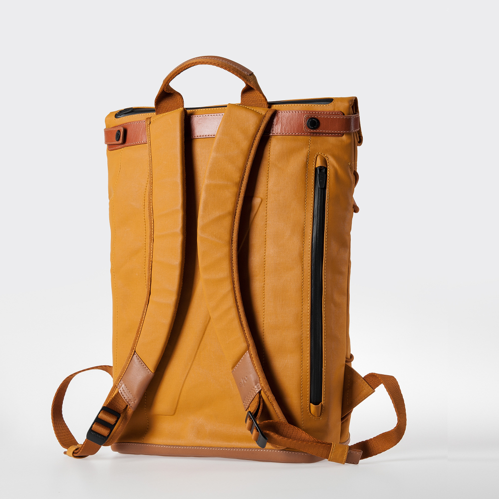 aunts & uncles Japan Osaka Rolltop Rucksack mit 15" Notebookfach butterscotch aunts & uncles Japan Osaka Rolltop Rucksack mit 15" Notebookfach butterscotch