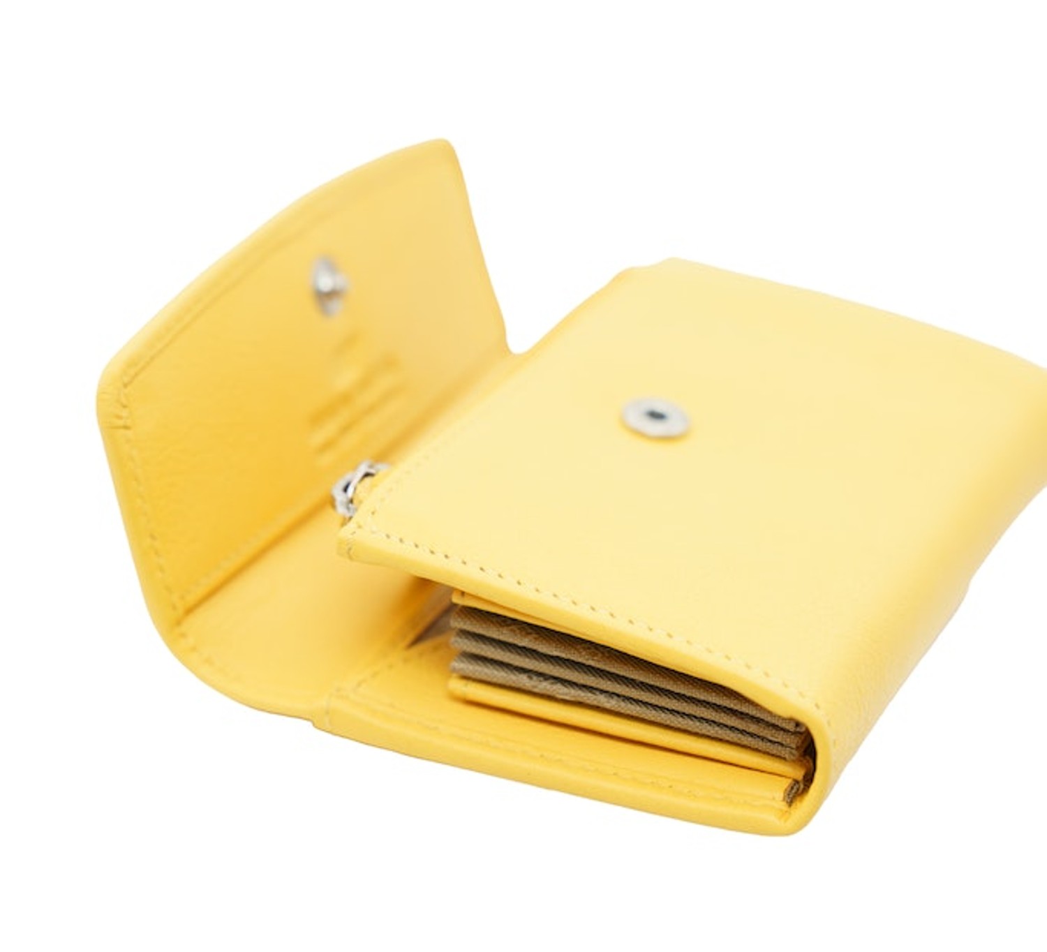 Braun Büffel JOY RFID Mini Geldbörse Slim 3CS sonnengelb