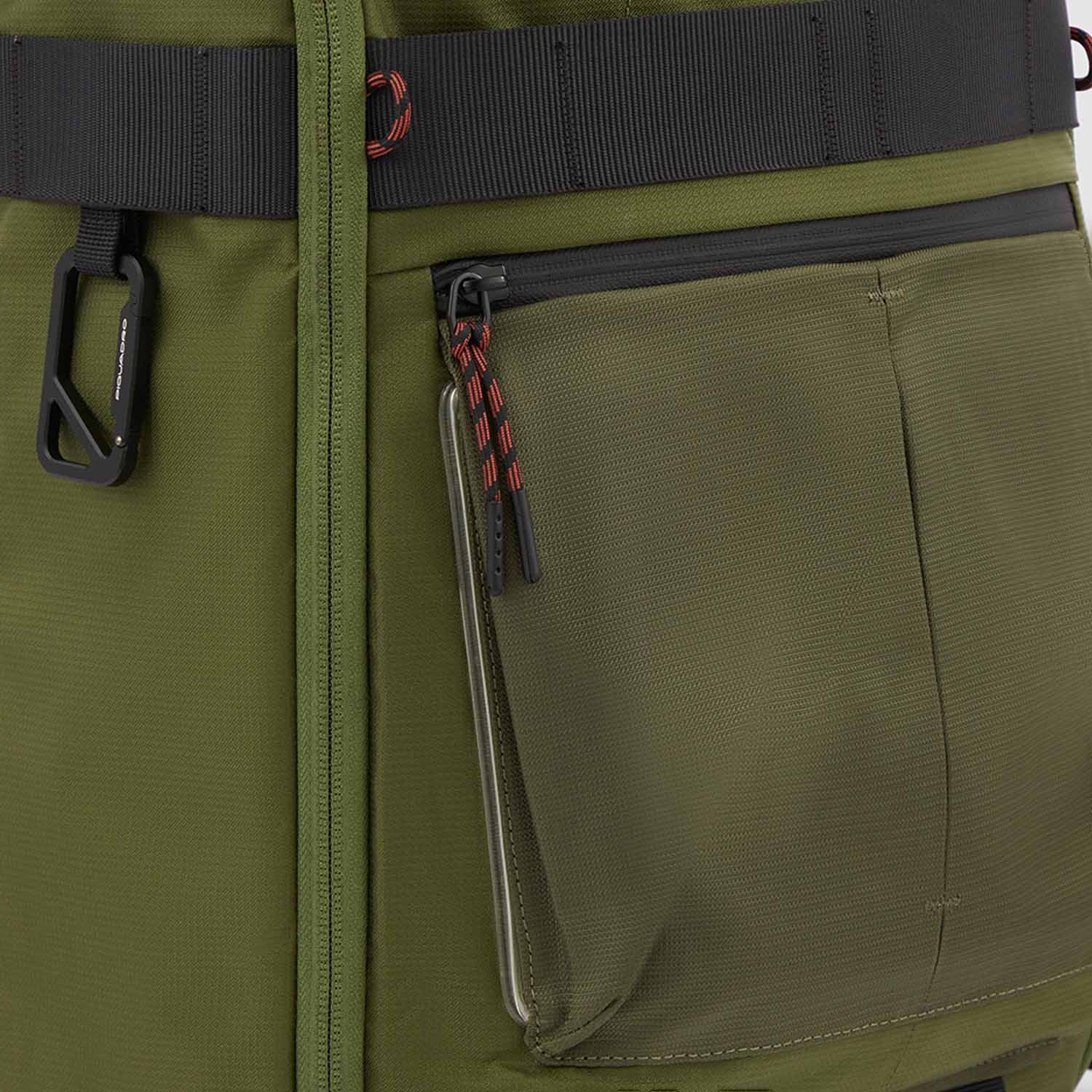 Piquadro Arne Bike Laptop-Rucksack 15,6" Notebookfach und mit LED-Licht Schwarz Piquadro Arne Bike Laptop-Rucksack 15,6" Notebookfach und mit LED-Licht Schwarz