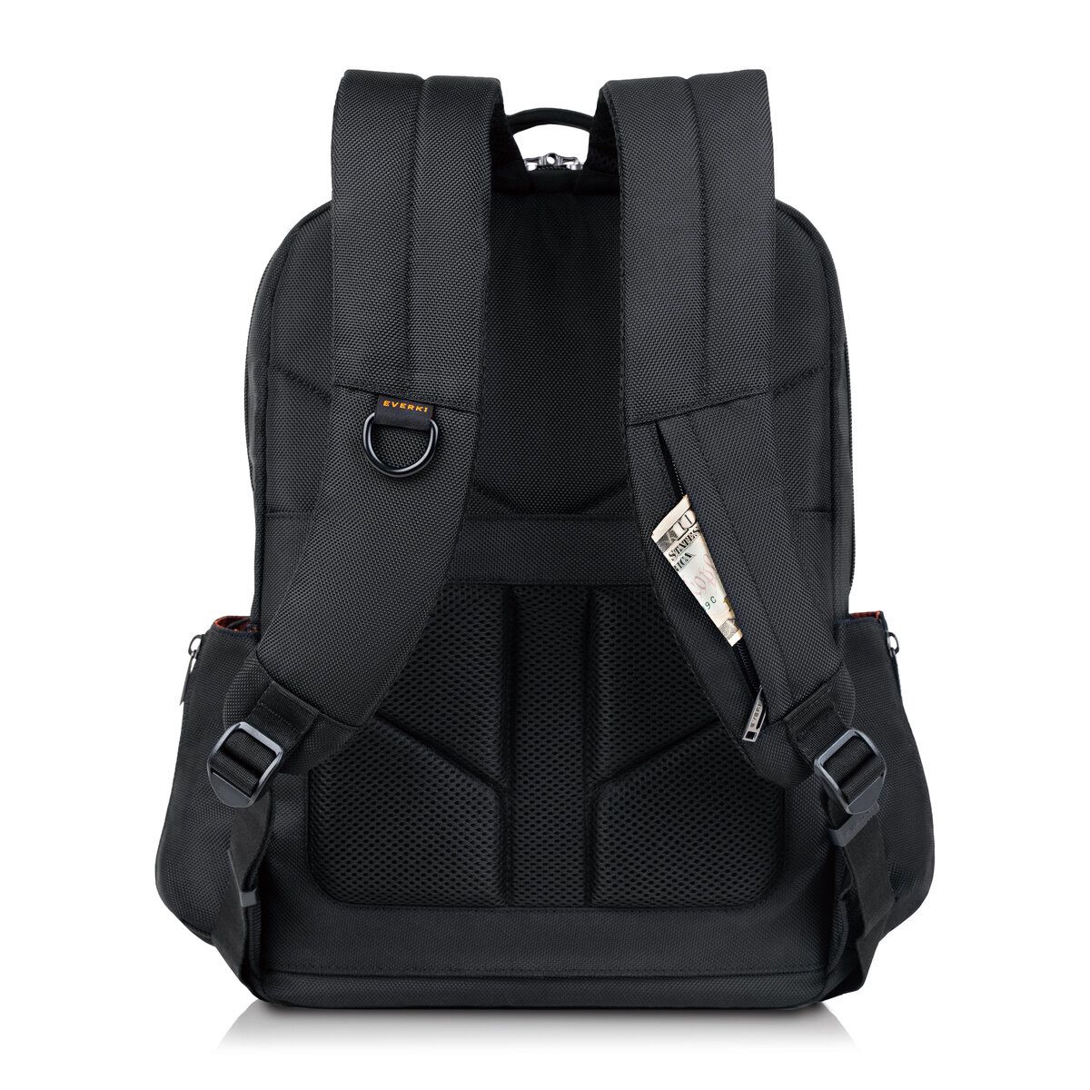 Everki Studio ECO Erweiterbarer Laptop-Rucksack, bis zu 15 Zoll Schwarz