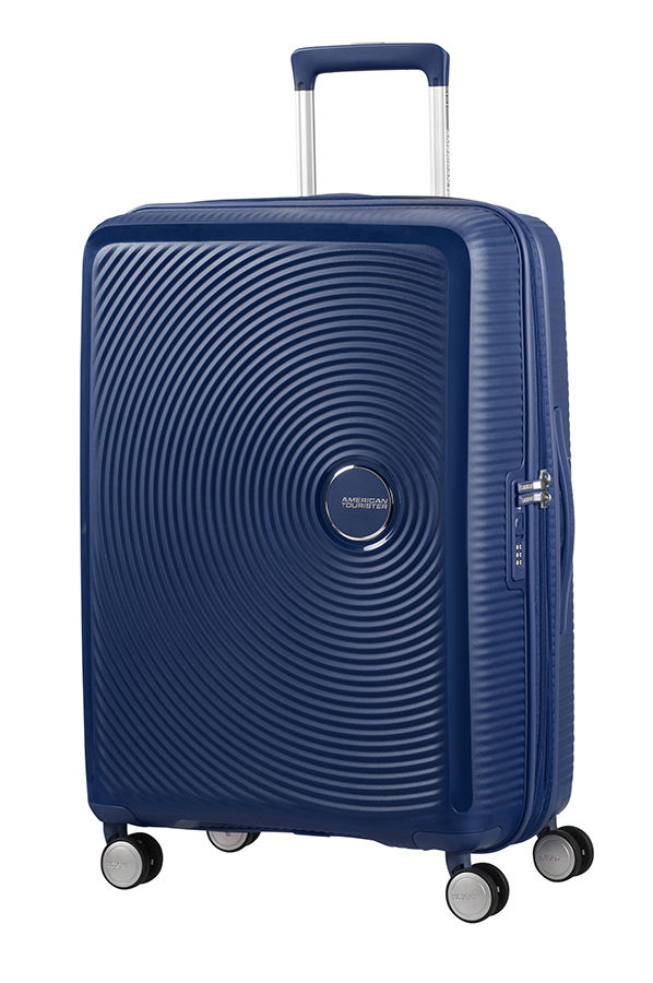 American Tourister Soundbox Trolley M 4R 67cm, erweiterbar Midnight Navy