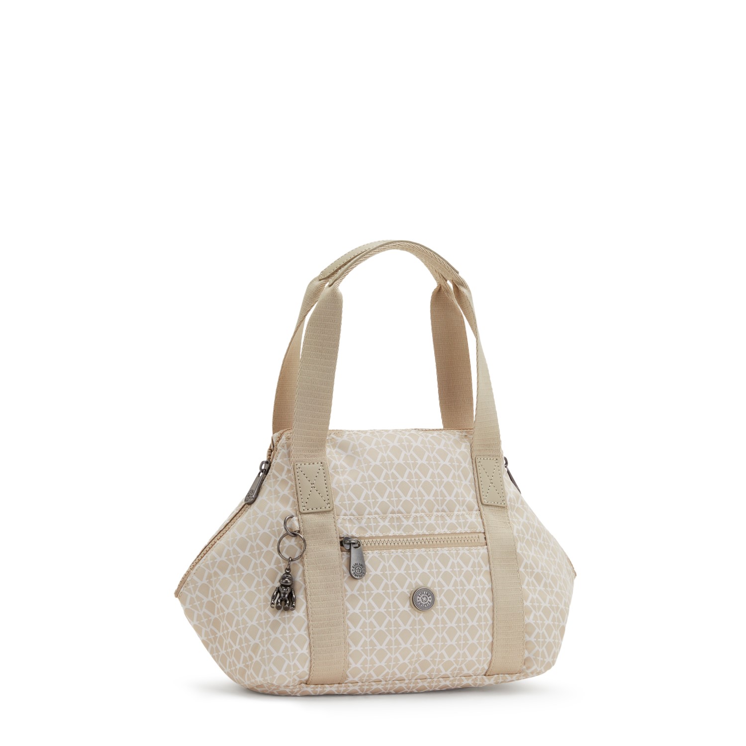Kipling Art Mini Handtasche Signature Beige Kipling Art Mini Handtasche Signature Beige