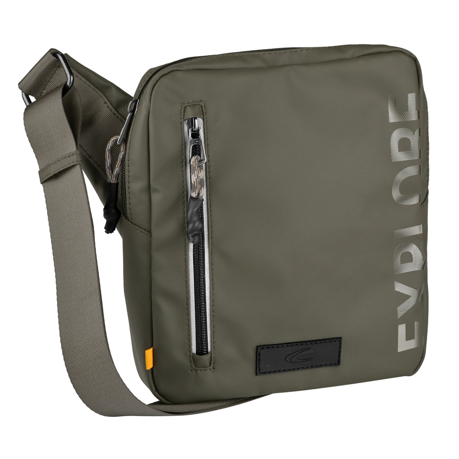 Camel Active Explore Cross Bag S aus recyceltem Nylon Khaki Camel Active Explore Cross Bag S aus recyceltem Nylon Khaki