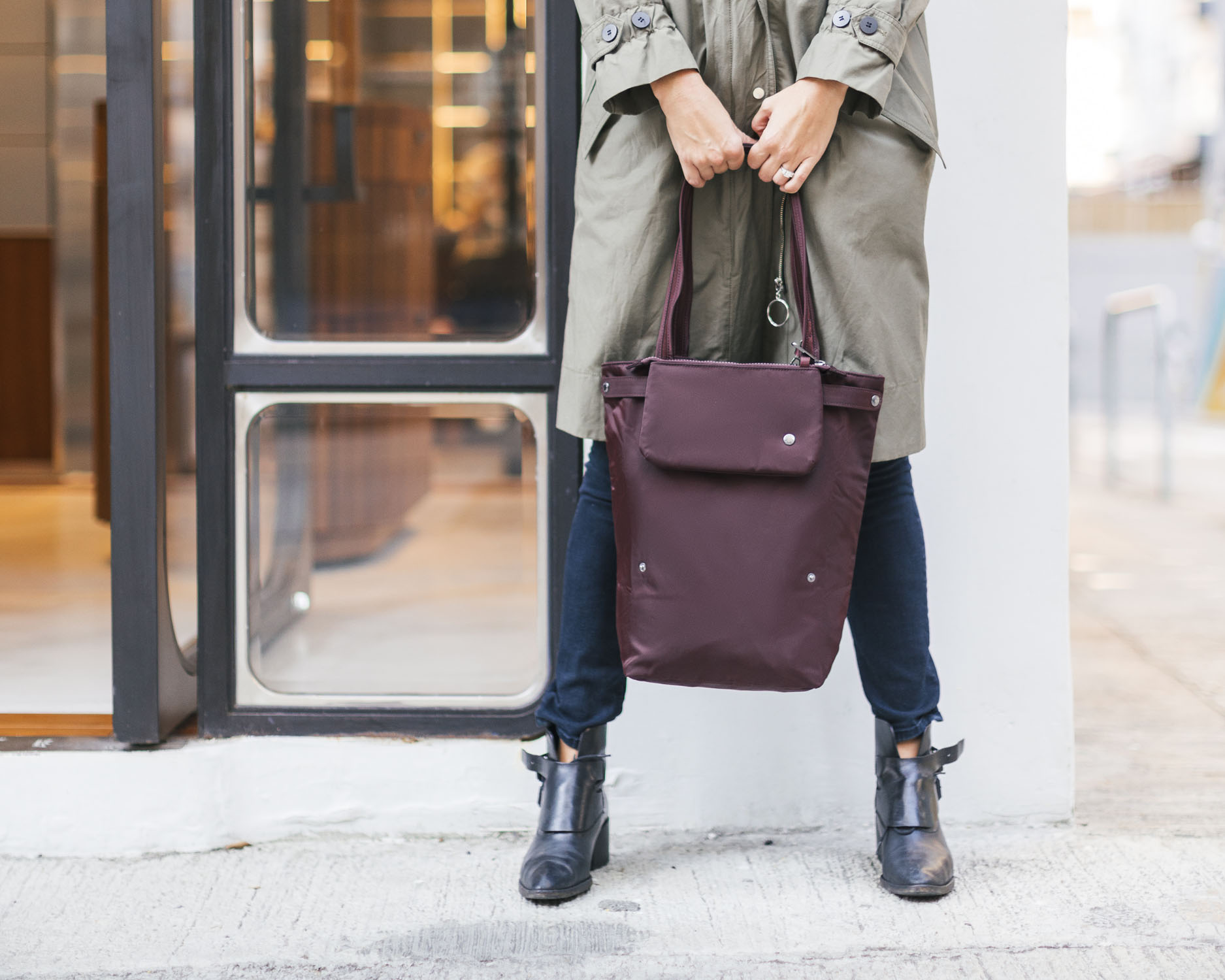 pacsafe Anti-Theft Packable Vertical Tote pacsafe Anti-Theft Packable Vertical Tote