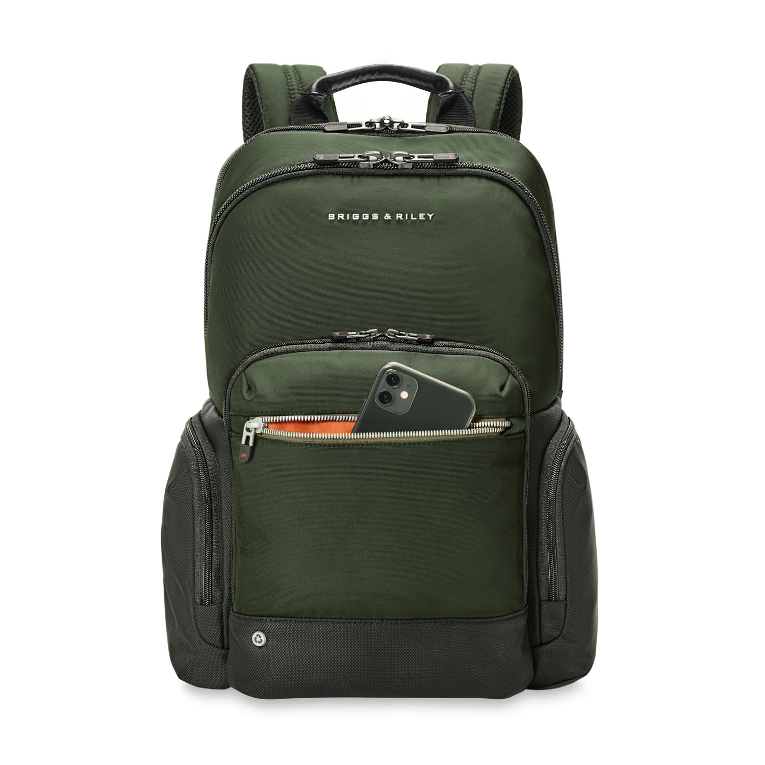 Briggs & Riley HTA Medium Cargo Multi-Pocket Backpack Forest